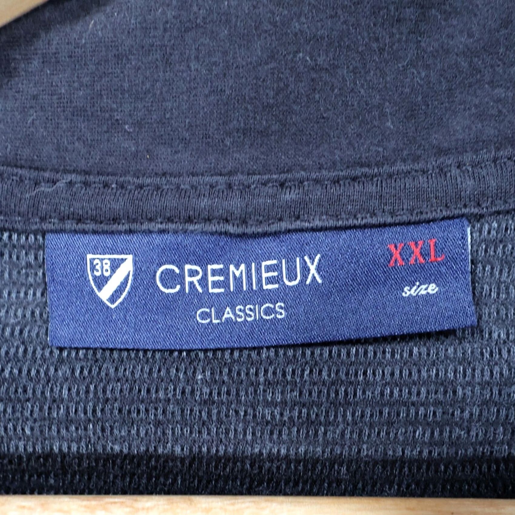 Cremieux Cremieux Mens XXL Pullover Charcoal Gray Cotton Ribbed Quarter Zip Excellent Size US XXL / EU 58 / 5 - 7 Thumbnail