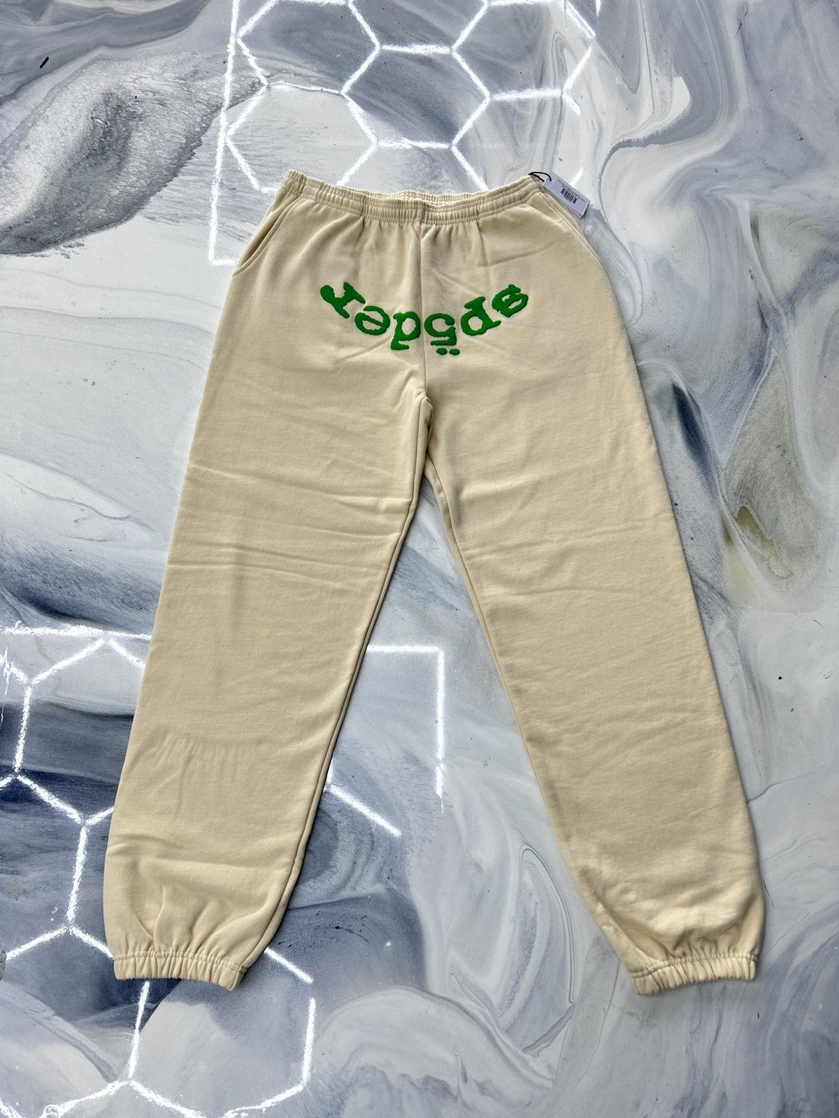 Sp5der Sp5der Web V2 Sweatpants Cream Green Size XL Size US 36 / EU 52 - 1 Thumbnail