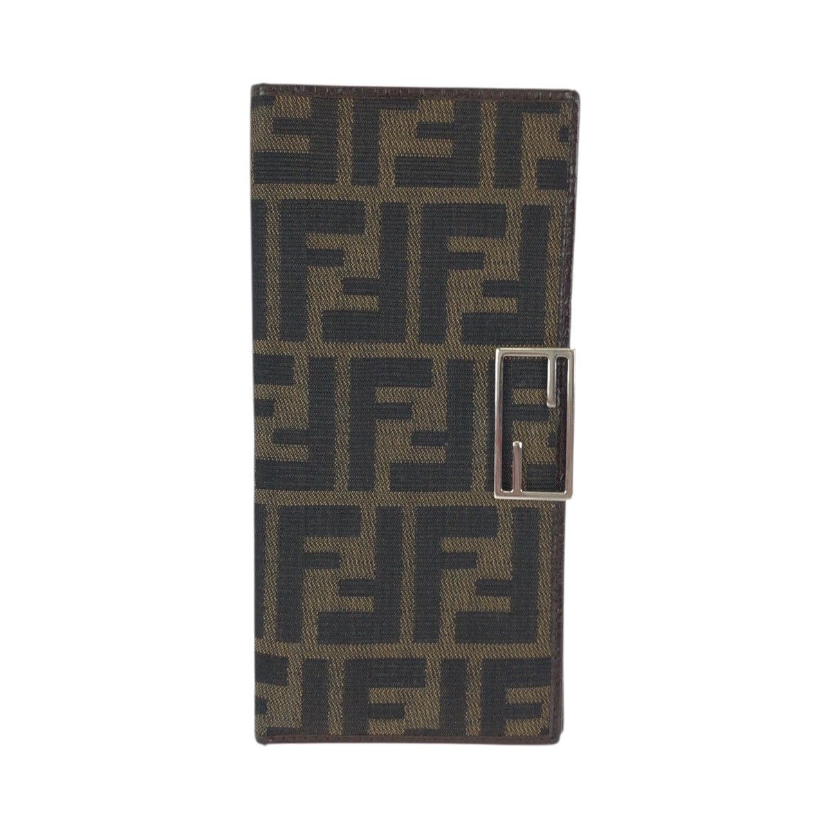 Fendi Fendi FENDI Zucca Canvas Leather Long Wallet Leather Long Wallet 15827 DUTY FREE for USA Size ONE SIZE - 1 Thumbnail