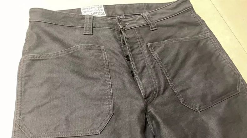 The Real McCoy's The Real McCoys SizeM s Vintage Deck Trousers Classic Dark Size US 28 / EU 44 - 2 Thumbnail