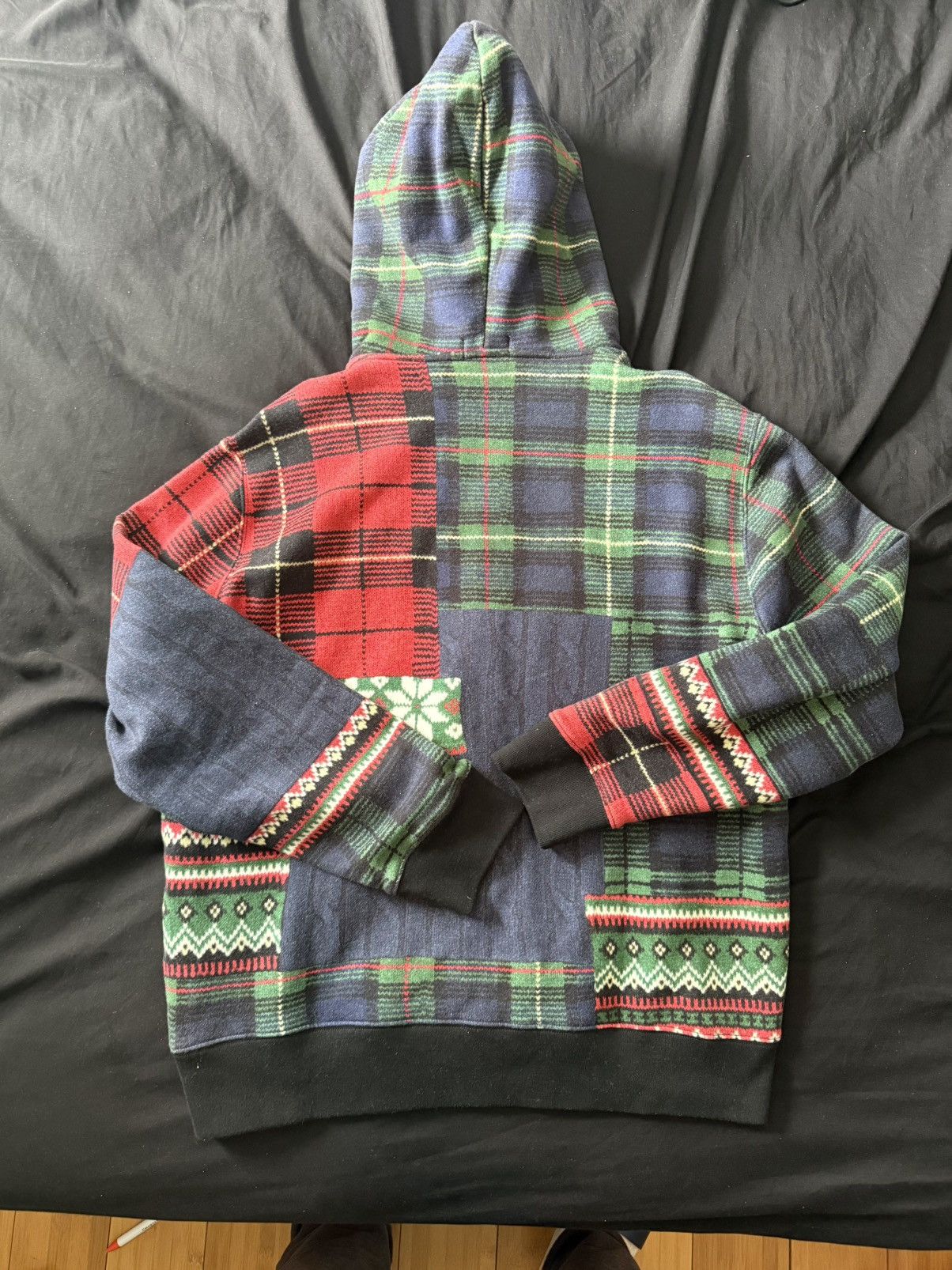 Polo Ralph Lauren Polo Patchwork Hoodie Size US L / EU 52-54 / 3 - 5 Thumbnail