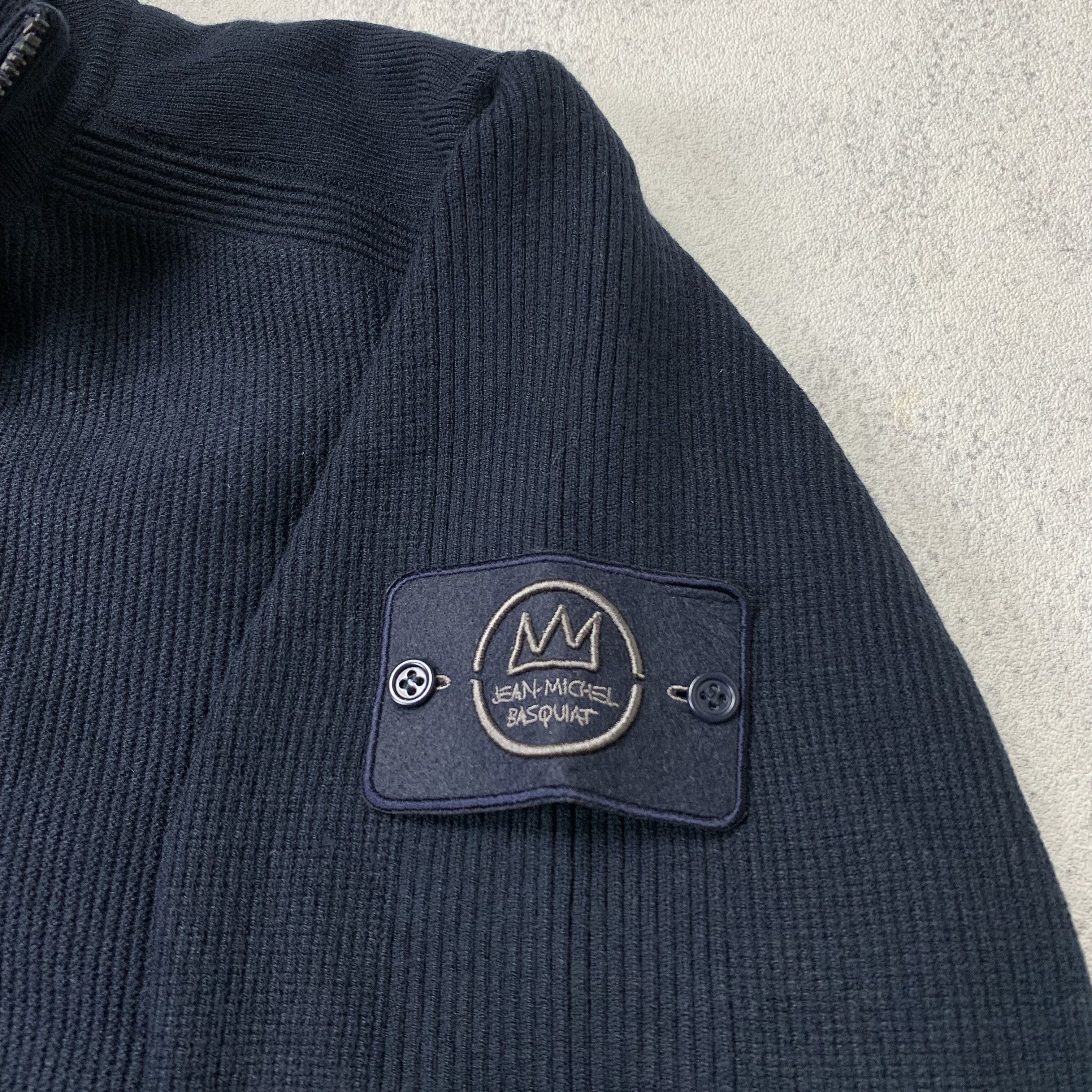 Jean-Michel Basquiat JMB Zip Up Jacket Knit Size US S / EU 44-46 / 1 - 5 Thumbnail
