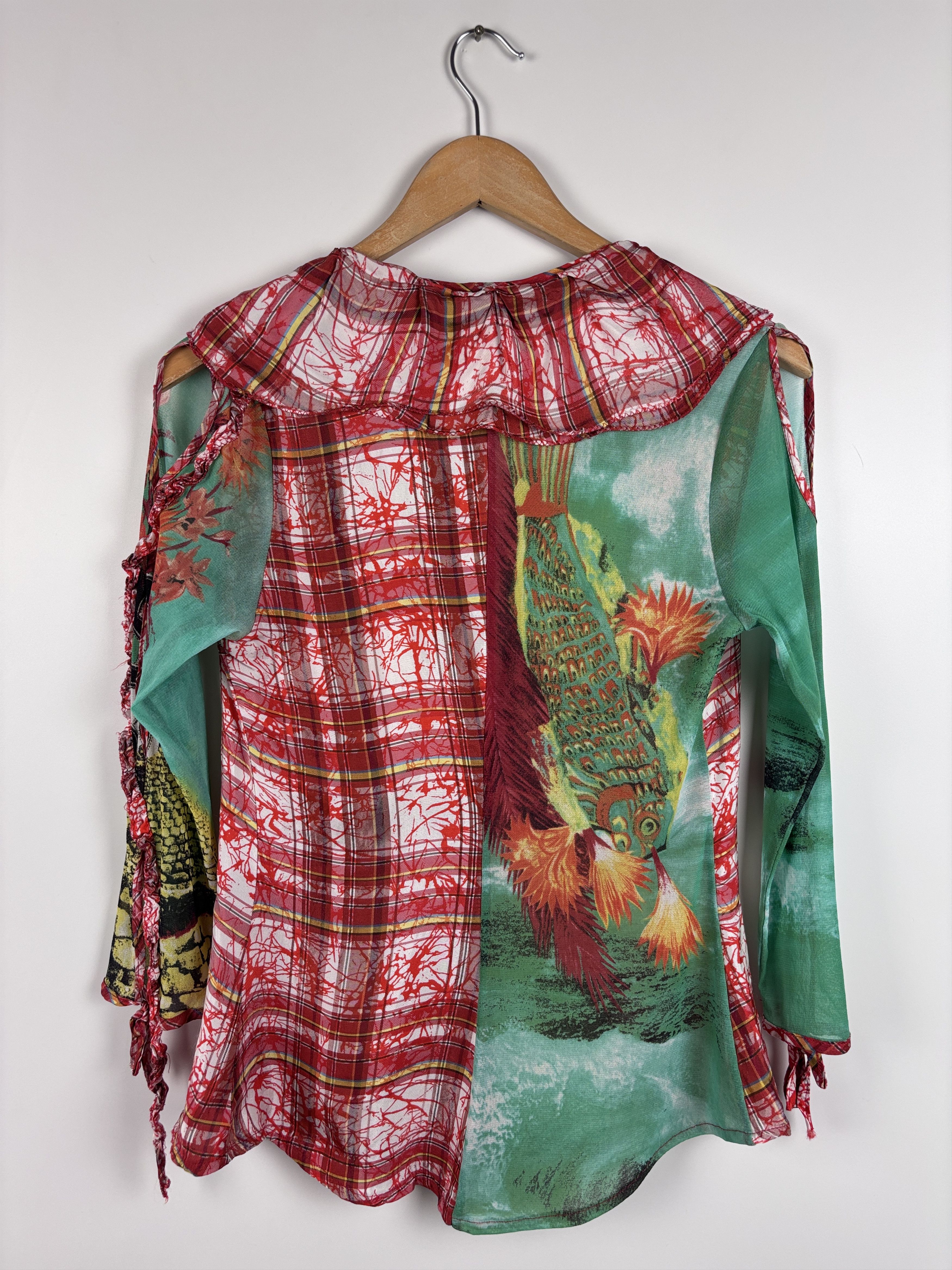 Other Womens Save The Queen Button Shirt Blouse Multicolor Size L Size L / US 10 / IT 46 - 6 Thumbnail
