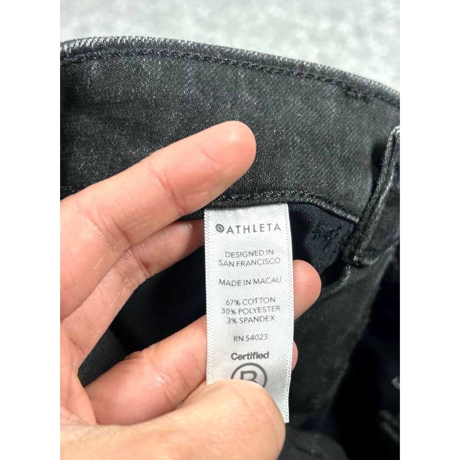 Athleta Athleta Sculptek Jeans Womens 4 Black Denim High Rise Skinny Leg 32x29 Jeans Women Black 4 Athleta Sculptek Skinny High Rise Denim Jeans Size 27" / US 4 / IT 40 - 7 Thumbnail