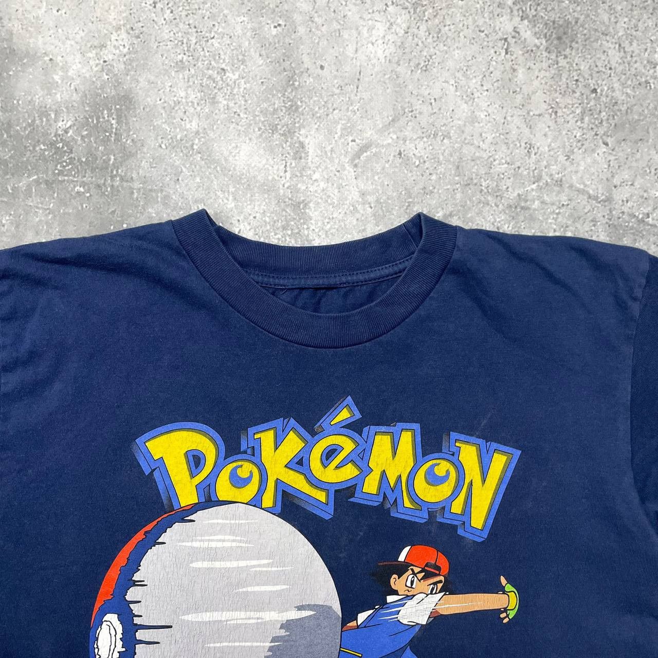 Cartoon Network × Pokemon × Vintage Vintage 1999 Pokemon Pole Ball Go T Shirt Blue Size Youth XL Size US XS / EU 42 / 0 - 5 Thumbnail