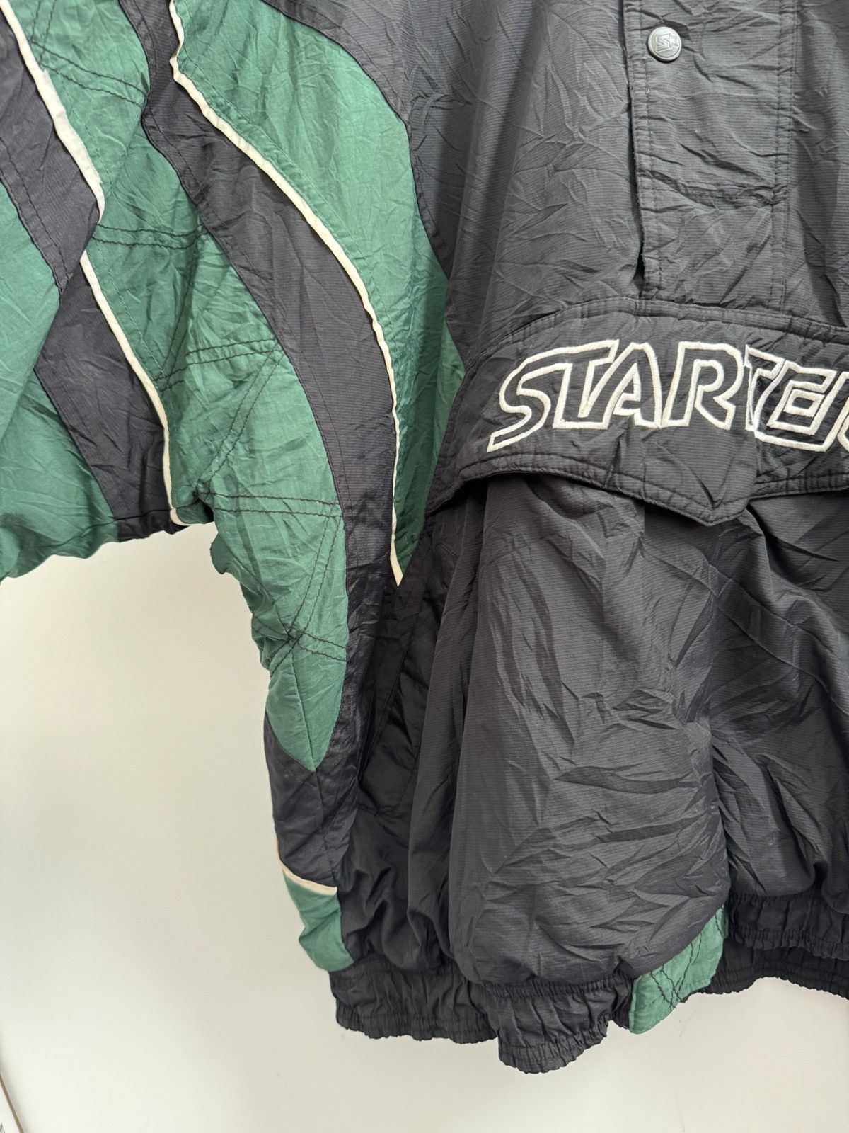 Starter Vintage 90's Starter Big Logo Embroidery Jacket Pullover Size US XL / EU 56 / 4 - 6 Thumbnail