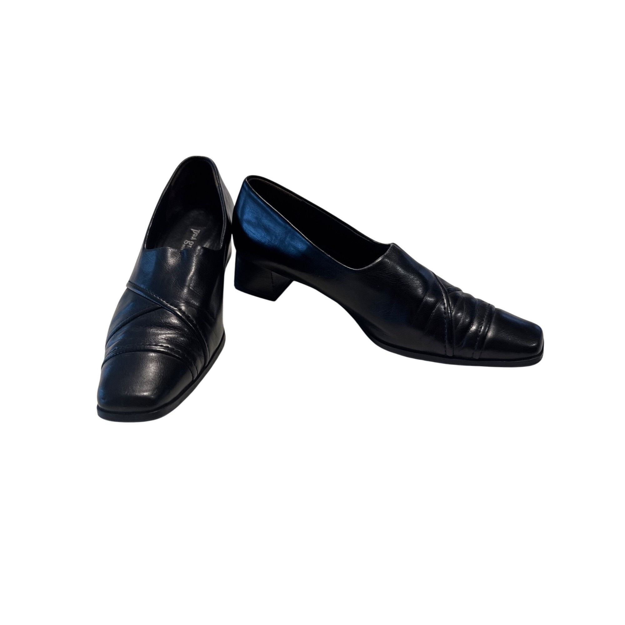 Other Paul Green Munchen womens black leather slip on heels size 4 Size US 4.5 / IT 34.5 - 1 Thumbnail