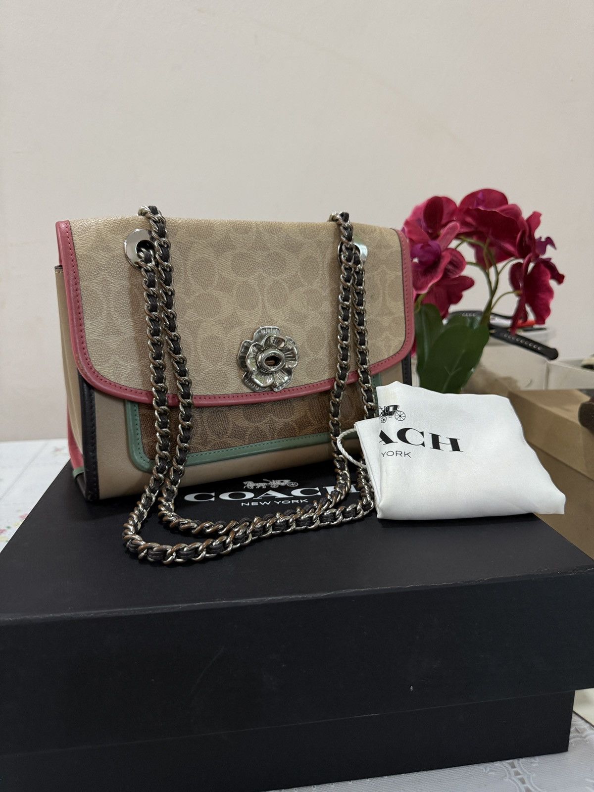 Coach 🔥🔥🔥ARCHIVE COACH PARKER COLORBLOCK Size ONE SIZE - 1 Thumbnail
