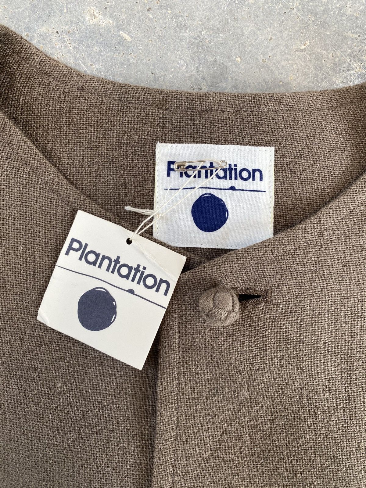 Issey Miyake vintage Issey Miyake Plantation linen jacket Size M / US 6-8 / IT 42-44 - 4 Thumbnail