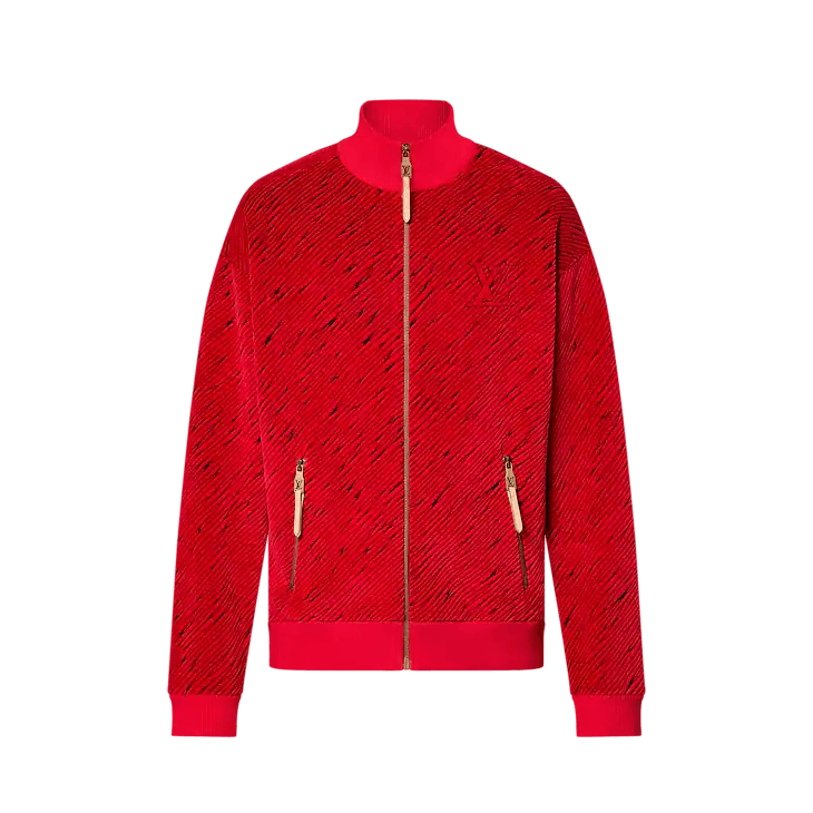 Jacquard Cotton Velvet Tracktop