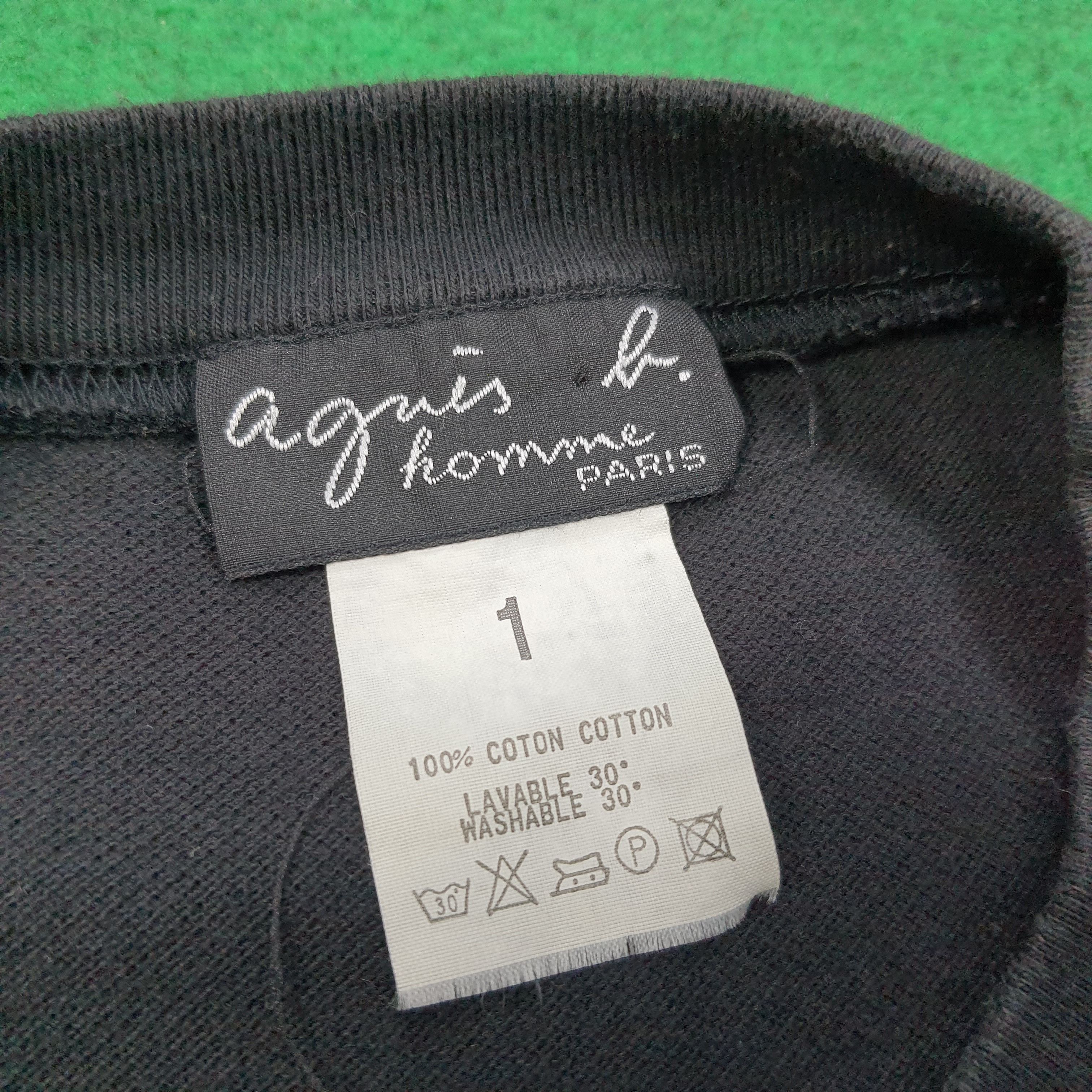 Designer × Vintage × agnes b. Vintage Agnes B. Hommes Paris Designer Plain Tshirt Size US M / EU 48-50 / 2 - 5 Thumbnail