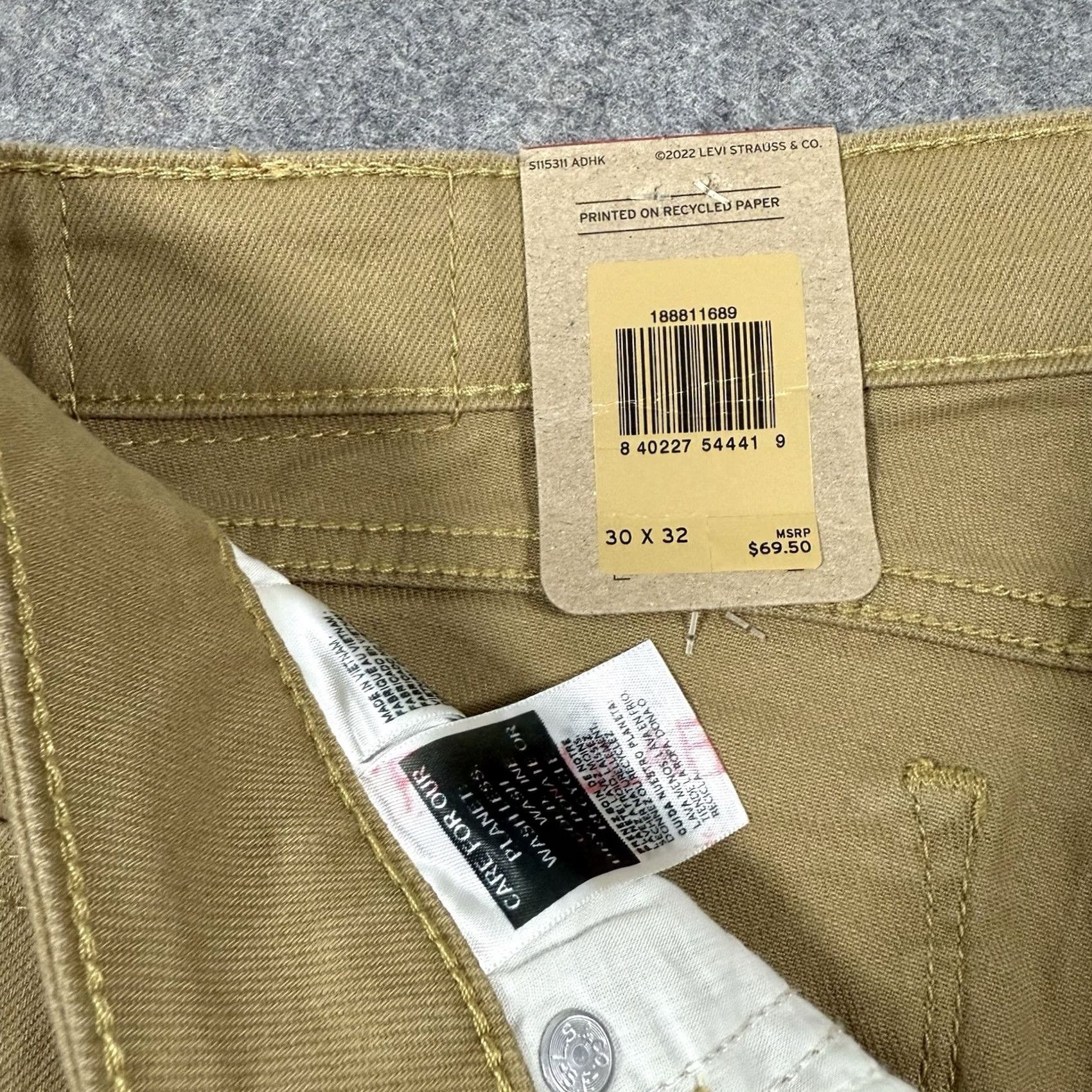 Levi's Levi's 711 Skinny Jeans Women Brown Size 30x32 32x31 NWT Mid Rise 31 Inseam 5-Pocket Denim Stretch Slim NWT Size 30" / US 8 / IT 44 - 5 Thumbnail