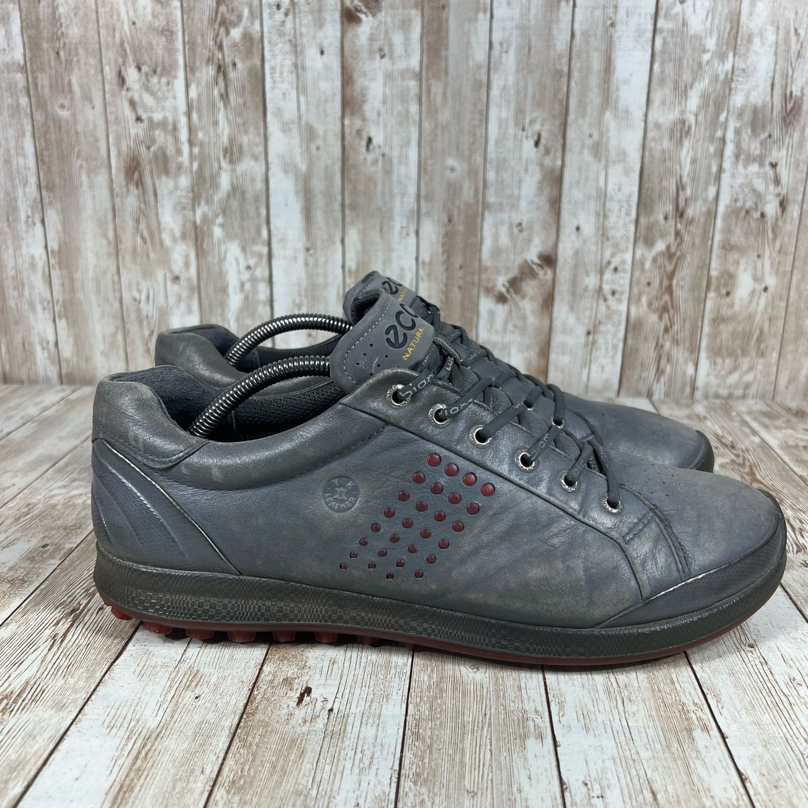 Ecco Ecco biom hybrid golf shoes Mens 11 gray red Size US 11 / EU 44 - 1 Thumbnail