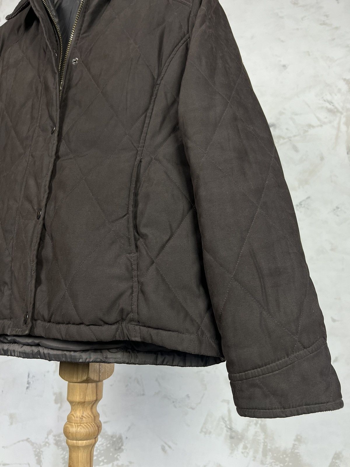 Barbour Vintage Barbour Brown Quilted Jacket Size Uk 18 USA 14 Size XL / US 12-14 / IT 48-50 - 2 Thumbnail