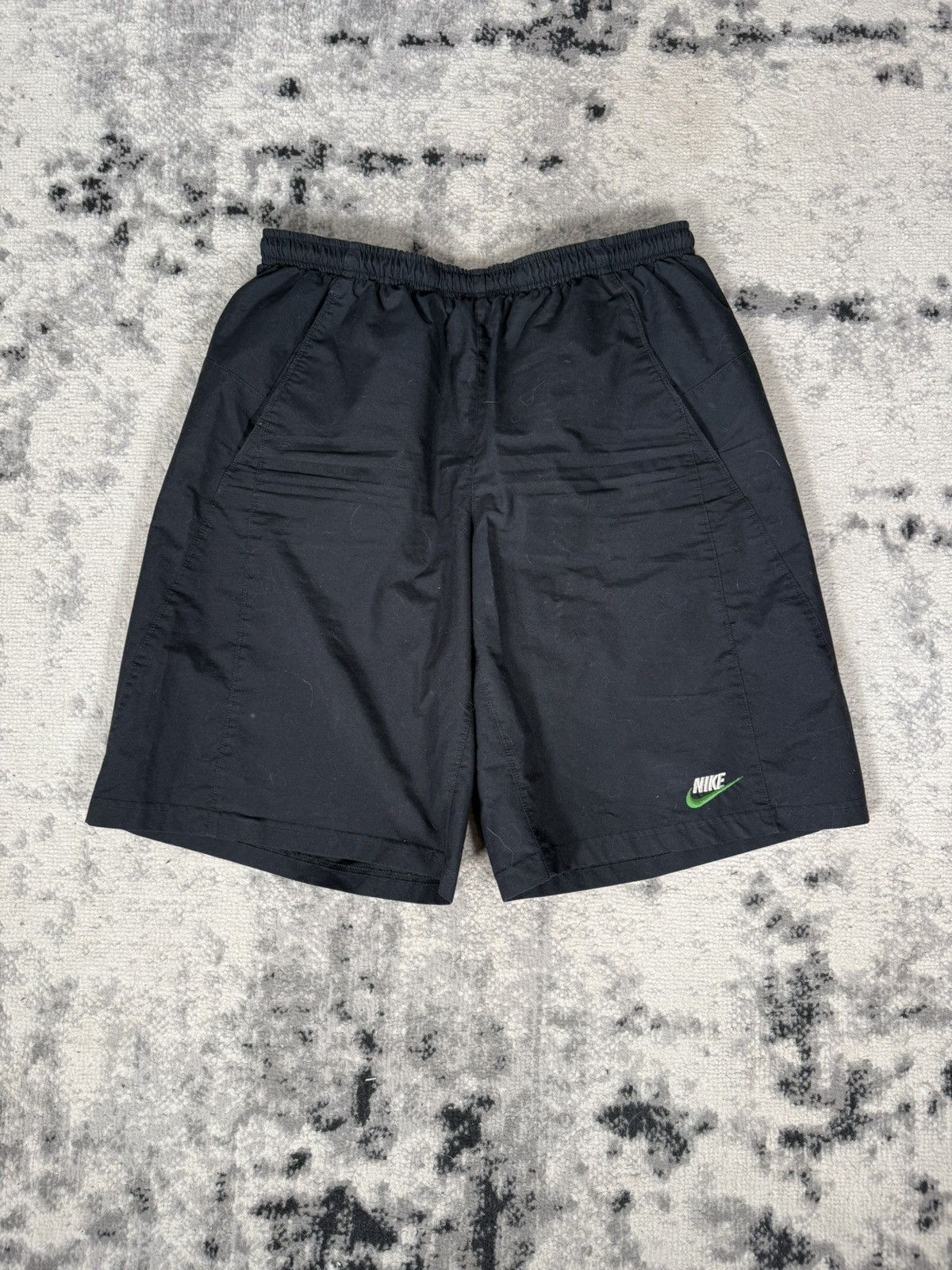 Nike Vintage Y2K Nike Silver tab Track Shorts Size US 34 / EU 50 - 1 Thumbnail
