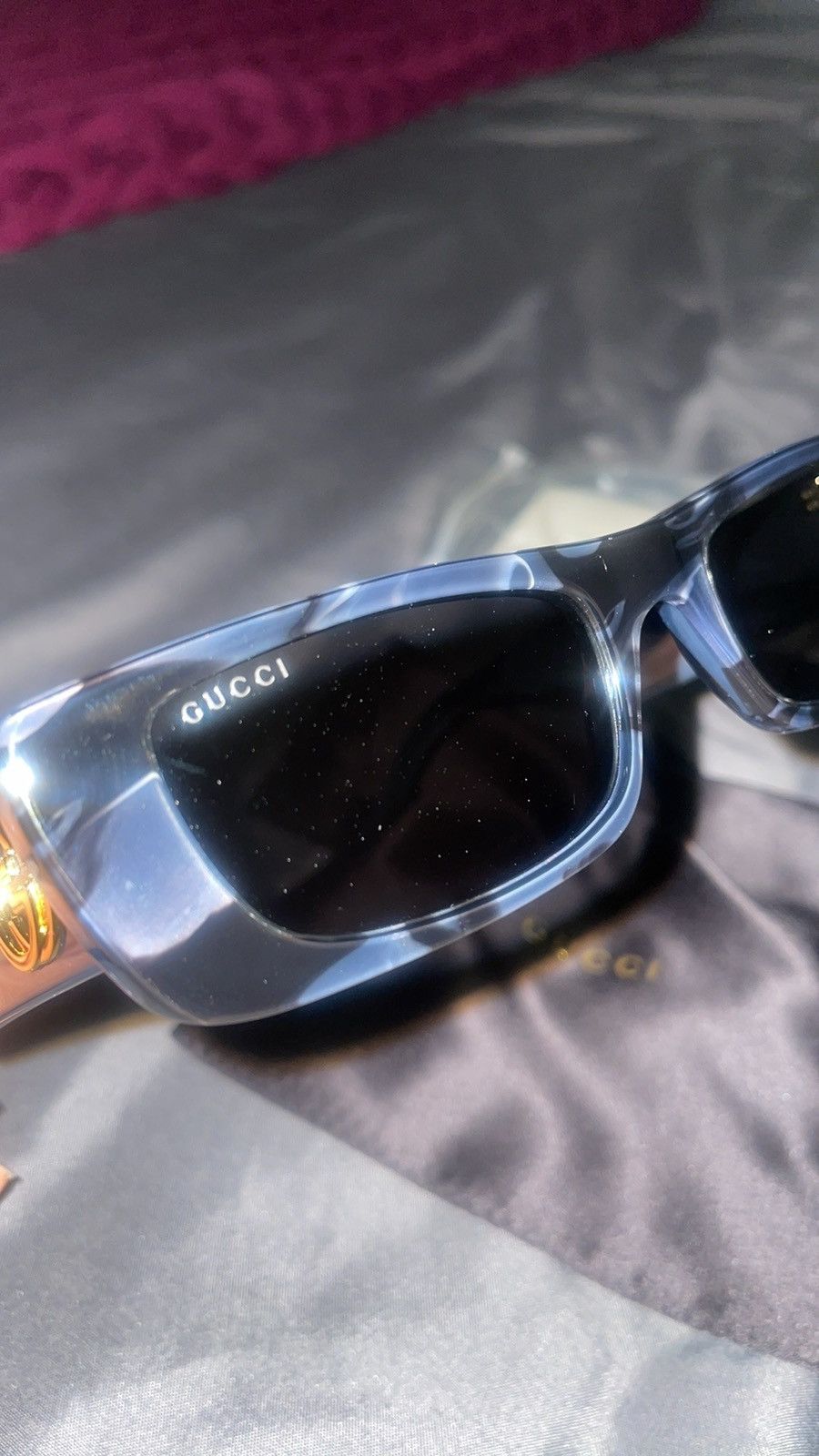 Gucci Gucci Rectangle Sunglasses GG0516S-013 Size ONE SIZE - 9 Thumbnail