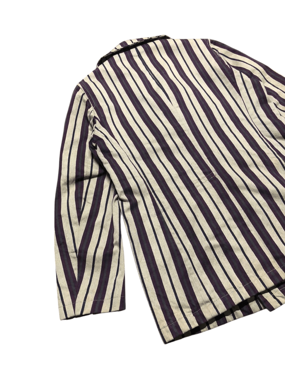 Japanese Brand Japanese Brand Yutaka Stripe Double Breasted Coat Size US S / EU 44-46 / 1 - 8 Thumbnail