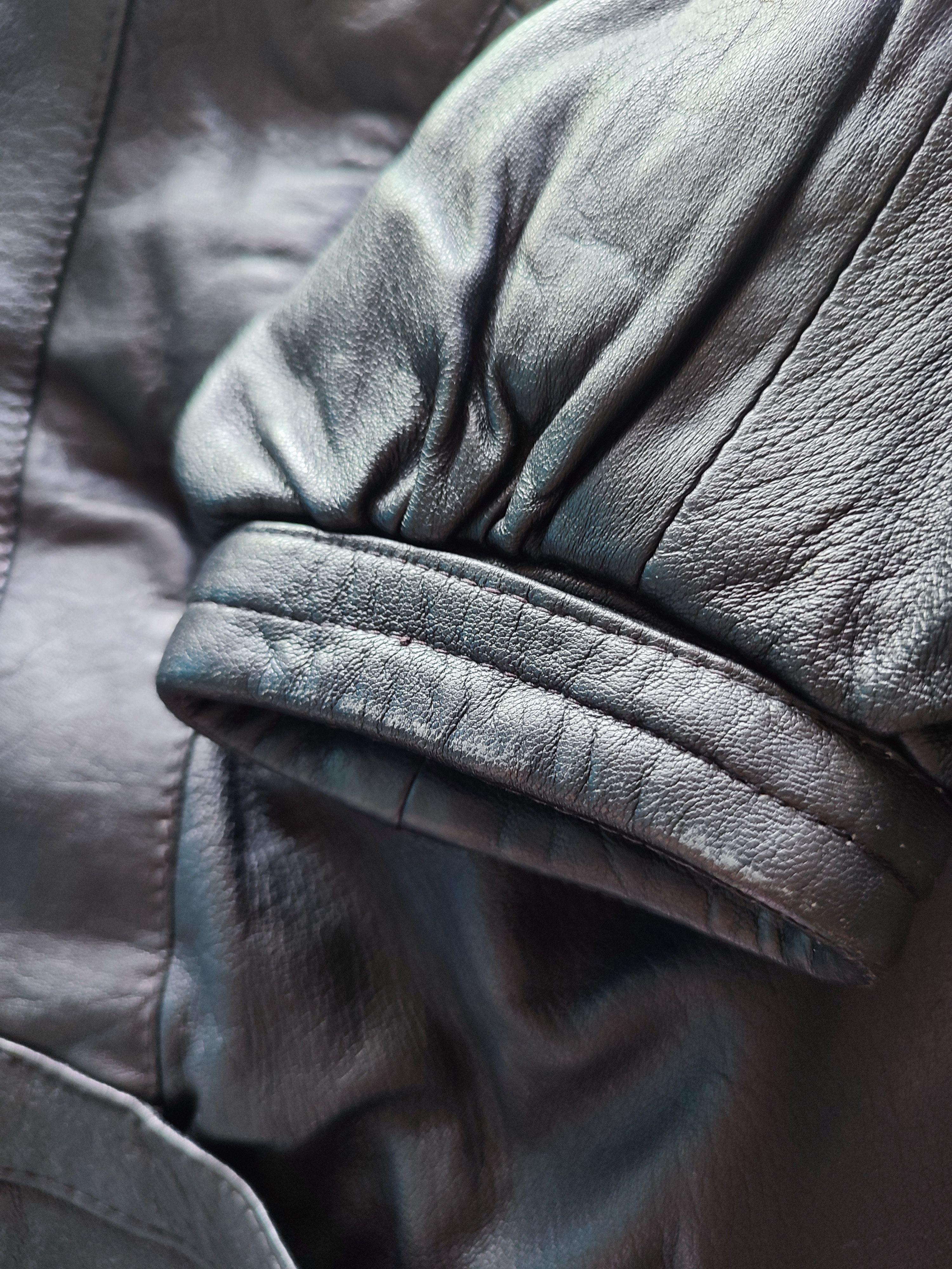 Other Vintage black oversize leather jacket size 40 autumn Size M / US 6-8 / IT 42-44 - 5 Thumbnail