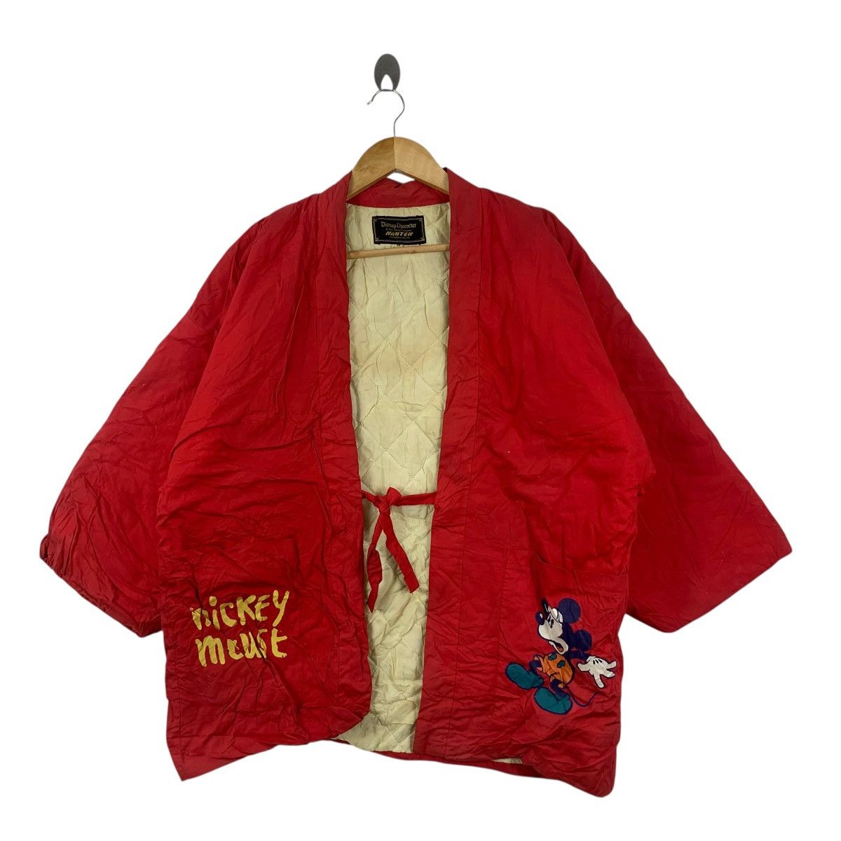 Disney Vintage DISNEY MICKEY MOUSE Kimono Japan Quilted Jacket Coat Size M / US 6-8 / IT 42-44 - 4 Thumbnail