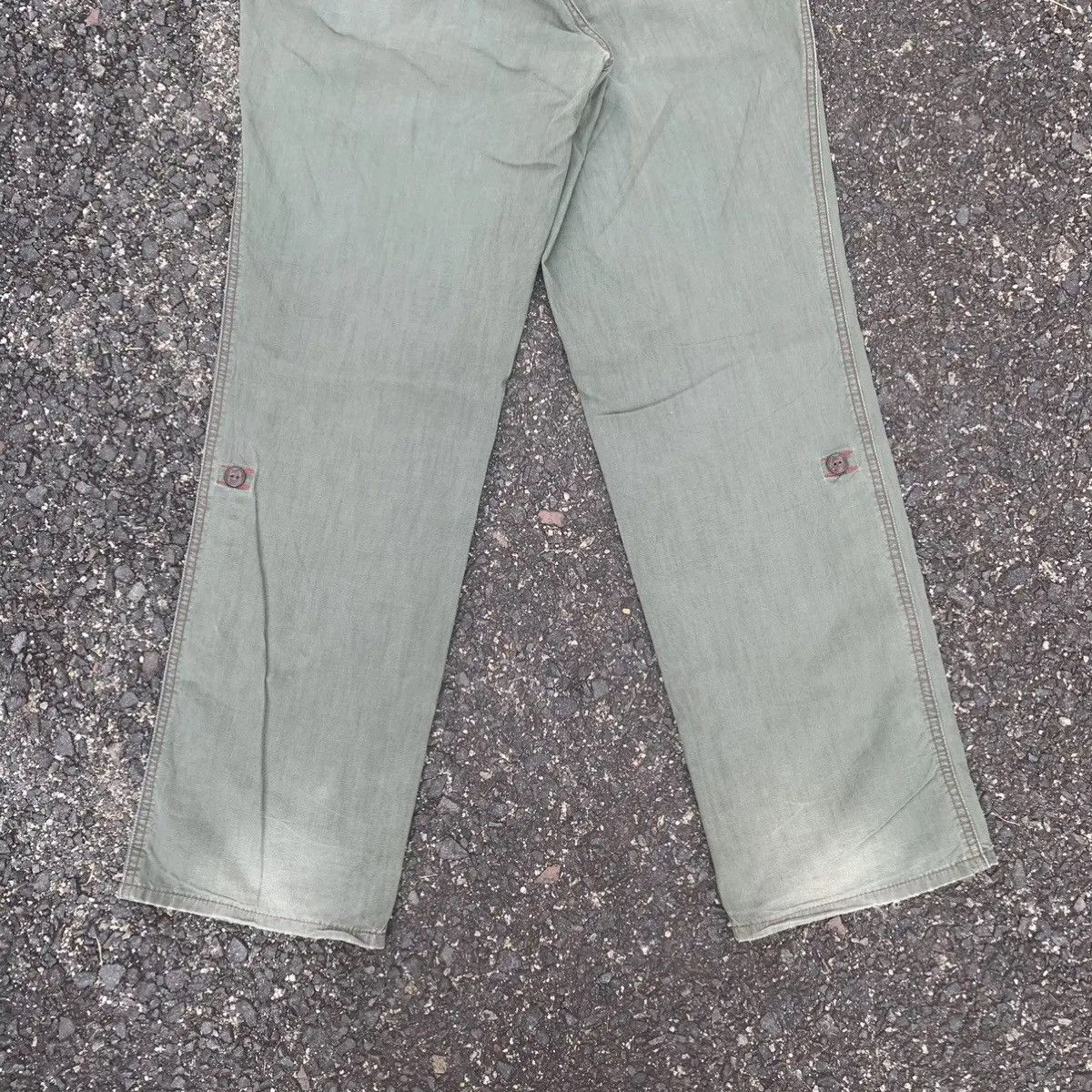 Japanese Brand FADED TROUSERS 36x31 JAPANESE VINTAGE ROLL UPS UTILITY PANTS Size US 36 / EU 52 - 13 Thumbnail