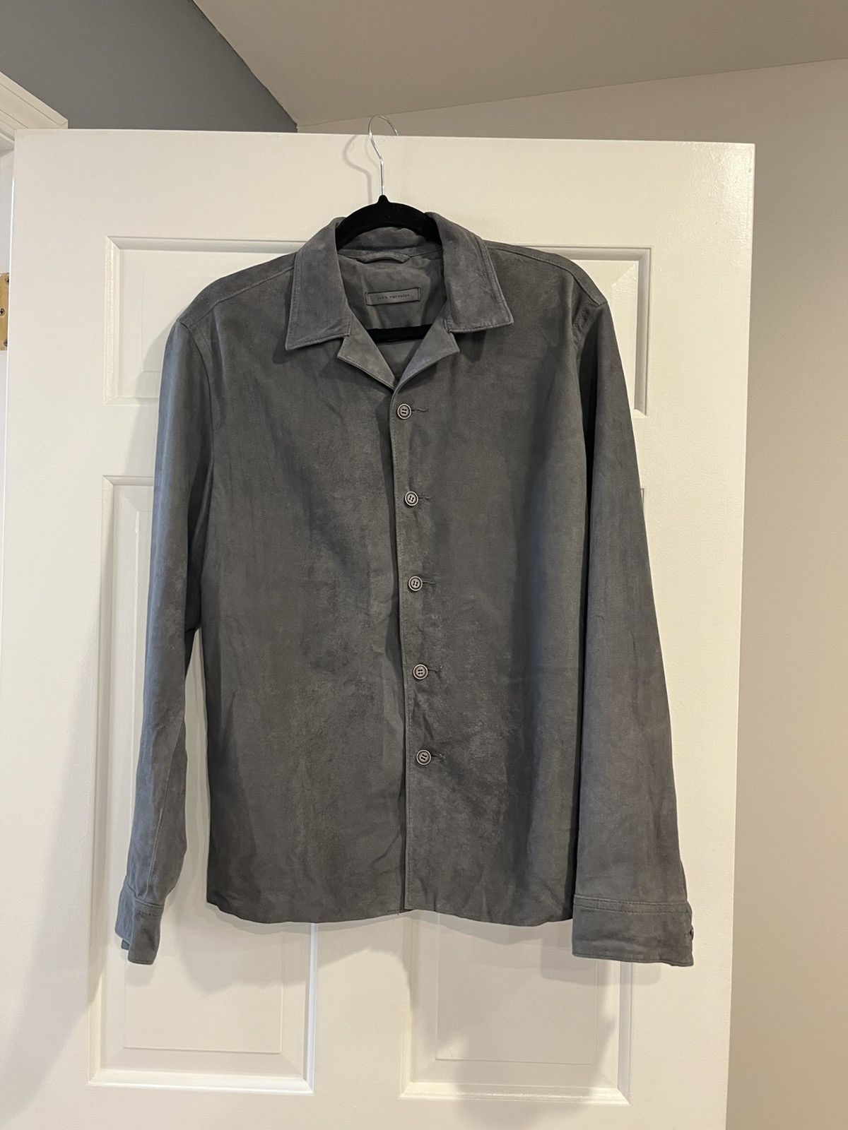 John Varvatos Simo Suede Shirt. Size EU 50 US 40 Size US M / EU 48-50 / 2 - 8 Thumbnail