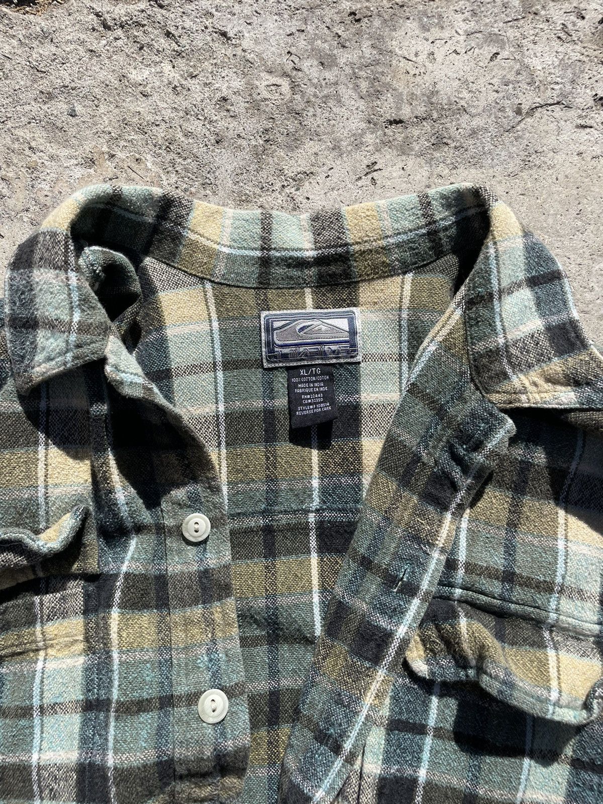 Quiksilver Quiksilver - Plaid Flannel Size US XL / EU 56 / 4 - 2 Thumbnail