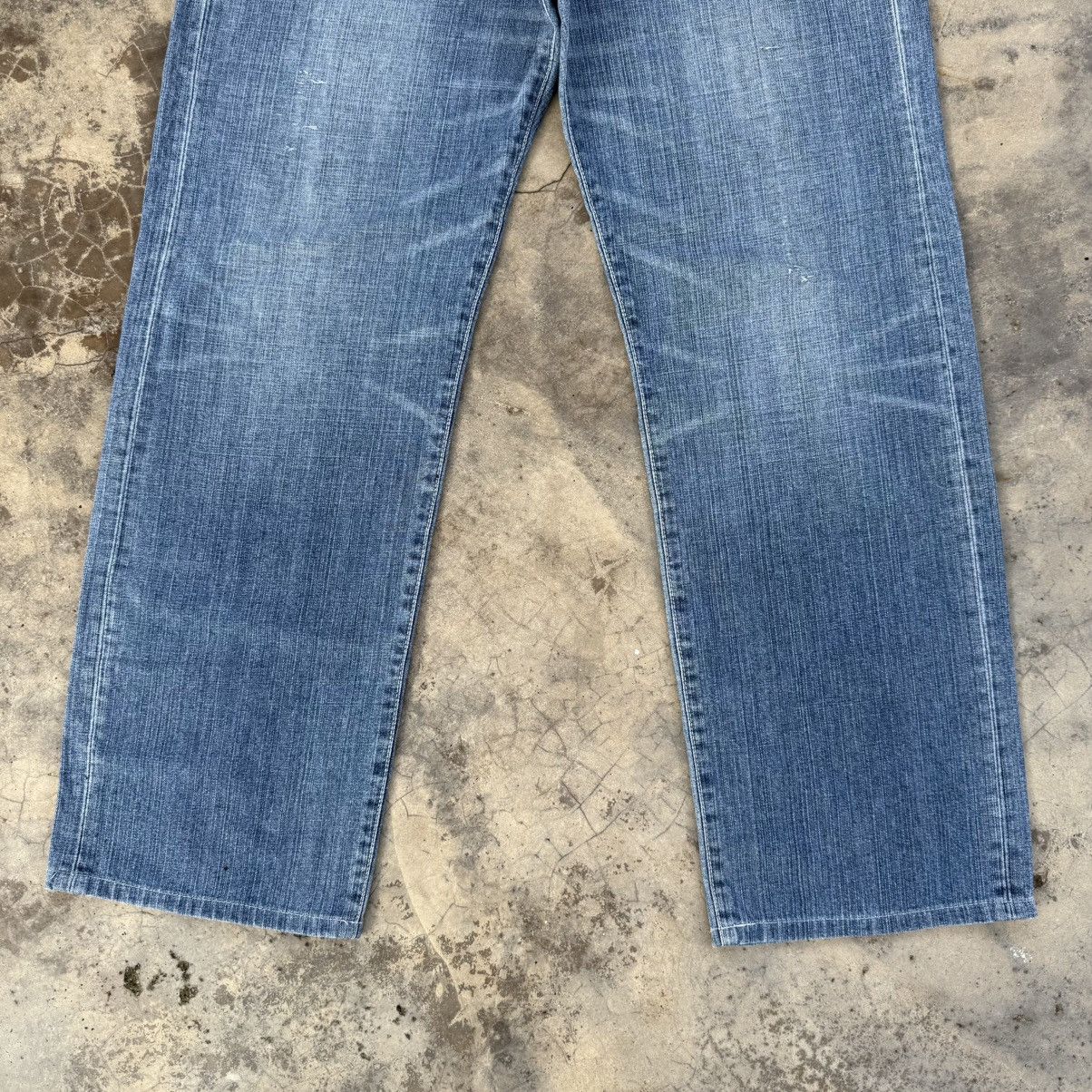 Japanese Brand VINTAGE JAPANESE FADED JEANS DENIM PANTS Size US 35 - 3 Thumbnail
