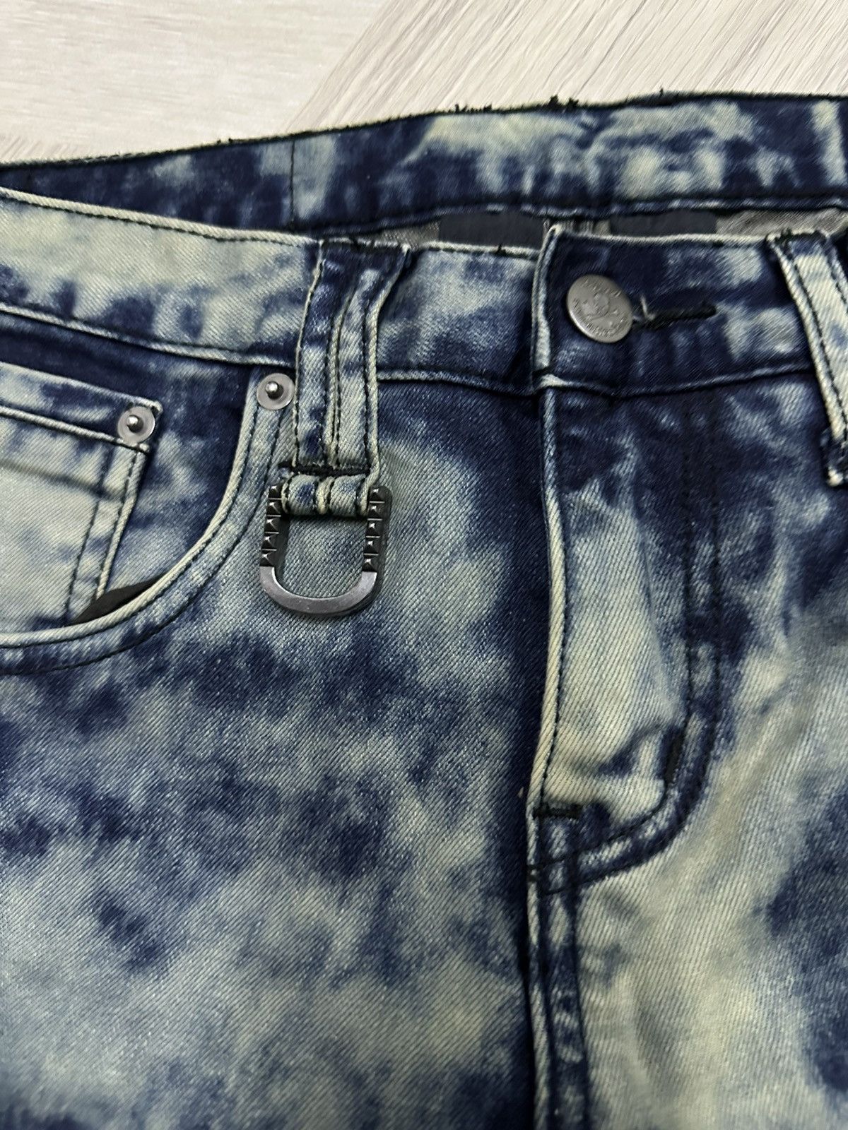 Mastermind Japan × Roen Roen Japan x Semantic Acid Wash Distressed Style Denim Pant Size US 29 - 6 Thumbnail