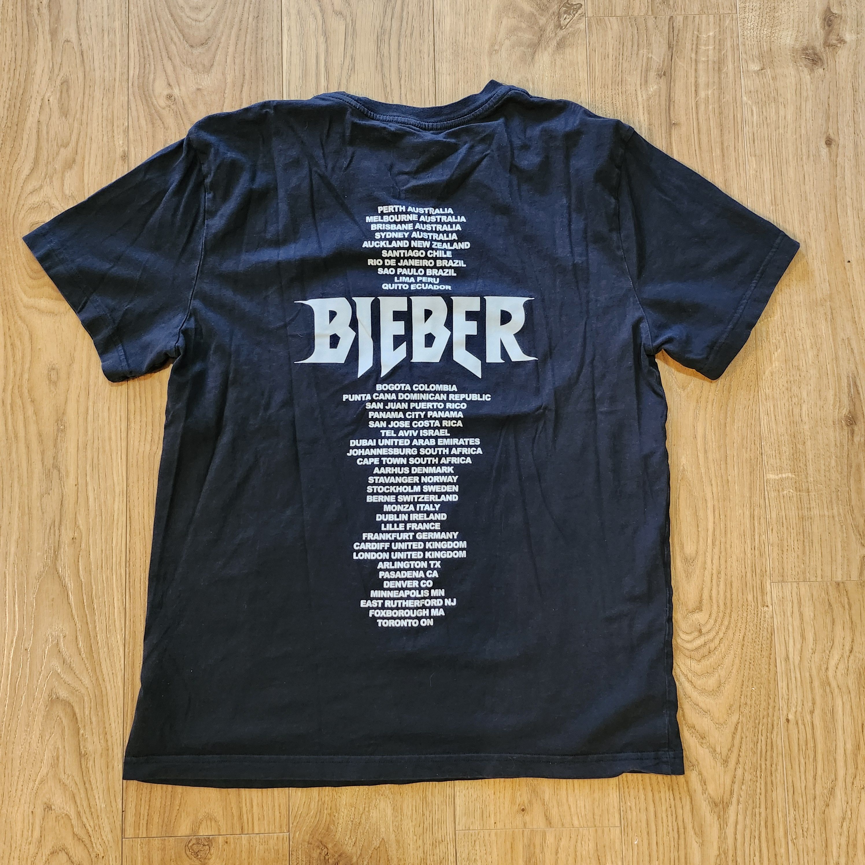 Band Tees × Justin Bieber 2017 Team Biber Tour tee Size US M / EU 48-50 / 2 - 2 Thumbnail