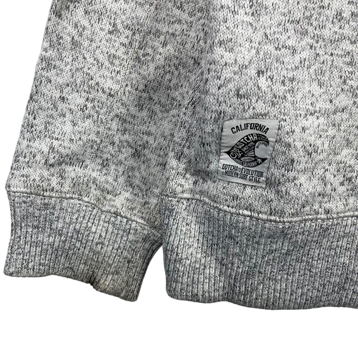 Gotcha GOTCHA International Grey Full Zip Sweatshirt Jacket Size L Size US L / EU 52-54 / 3 - 9 Thumbnail