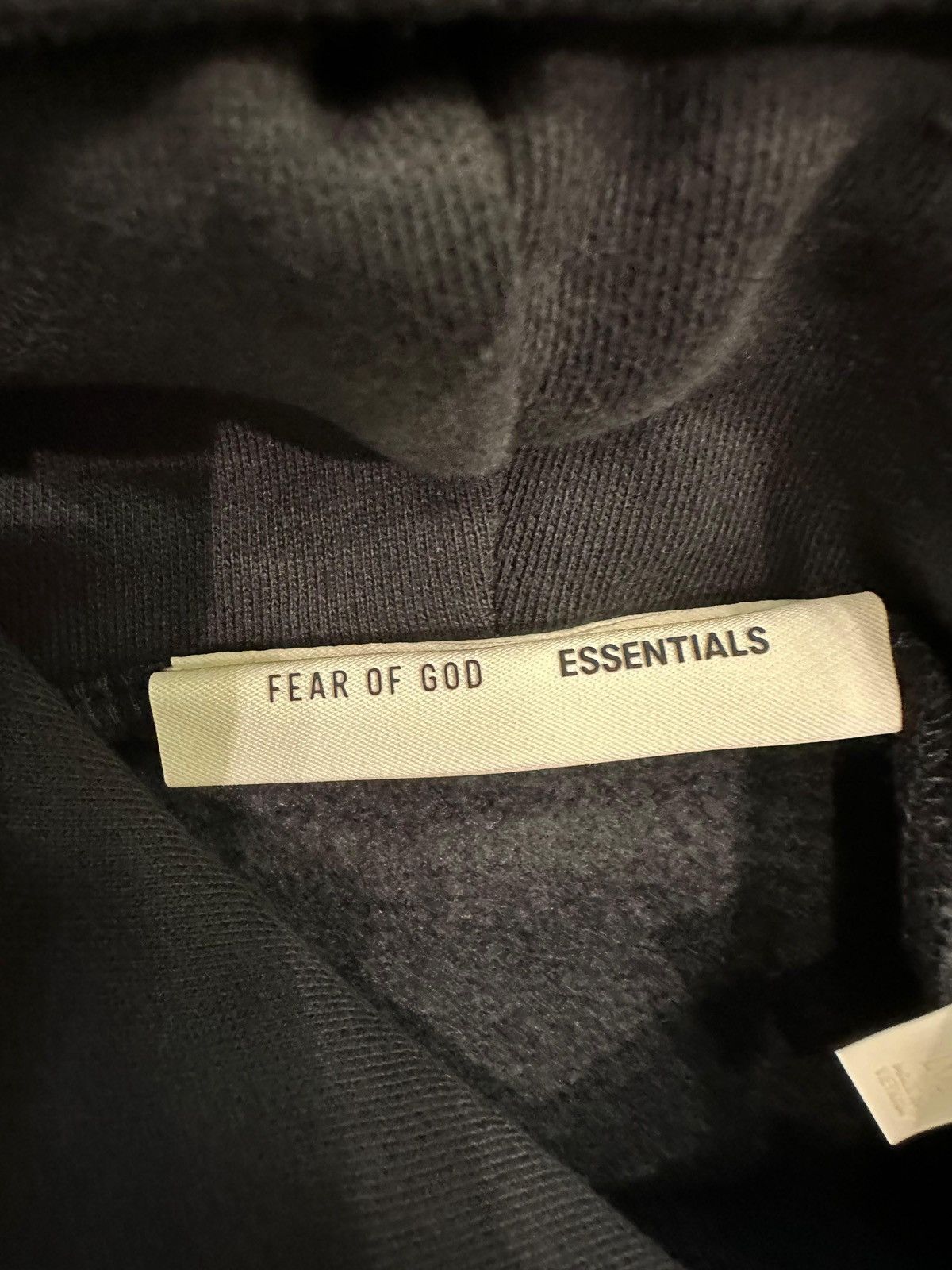 Essentials ESSENTIALS - Classic Fleece Hoodie Jet Black Size US S / EU 44-46 / 1 - 4 Thumbnail