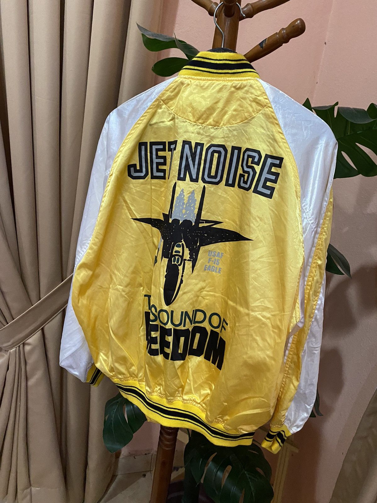 Other Vintage 1980s D.E. Spotlight USAF F-15 Eagle Bomber Jacket Size US L / EU 52-54 / 3 - 11 Thumbnail