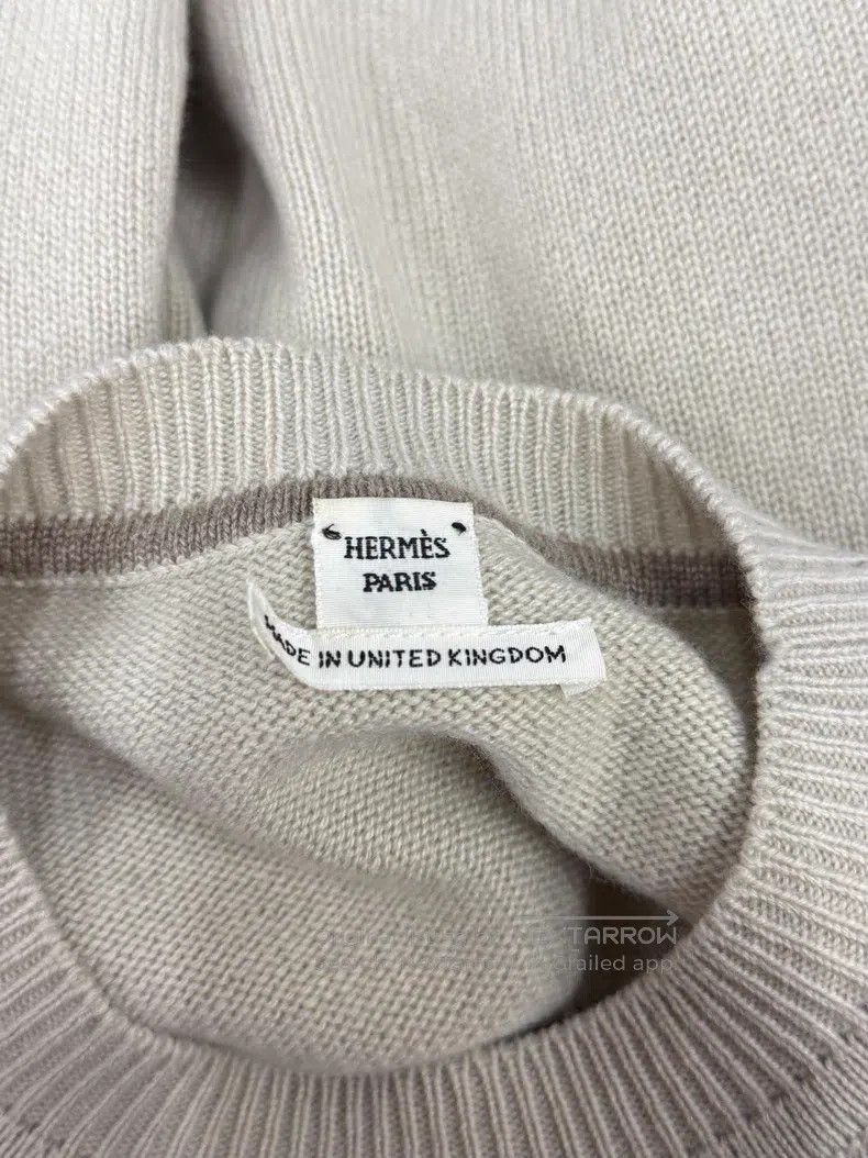 Hermes Hermes Apricot Cashmere Knit Top Size XS / US 0-2 / IT 36-38 - 3 Thumbnail