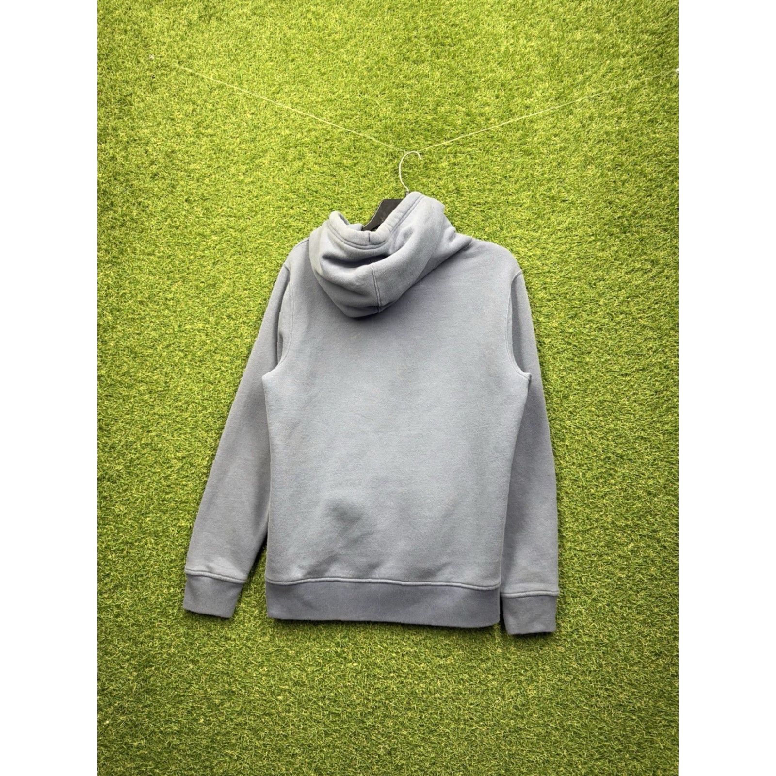 Abercrombie & Fitch VINTAGE Abercrombie & Fitch Hoodie Womens XS Pullover Blue Logo Preppy 2000s solid fleece Size XS / US 0-2 / IT 36-38 - 2 Thumbnail