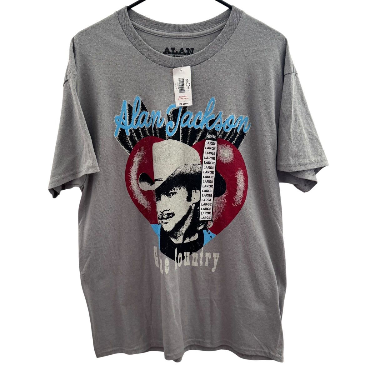 Band Tees Dead Stock Alan Jackson Gone country band tee Size US L / EU 52-54 / 3 - 2 Thumbnail