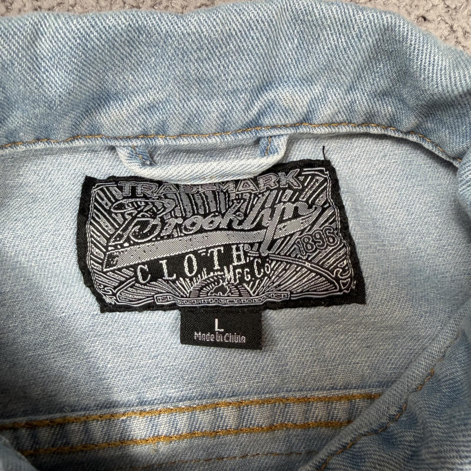 Brooklyn Cloth Brooklyn Cloth Denim Jean Jacket Mens L Patch Stay Woke Size US L / EU 52-54 / 3 - 5 Thumbnail