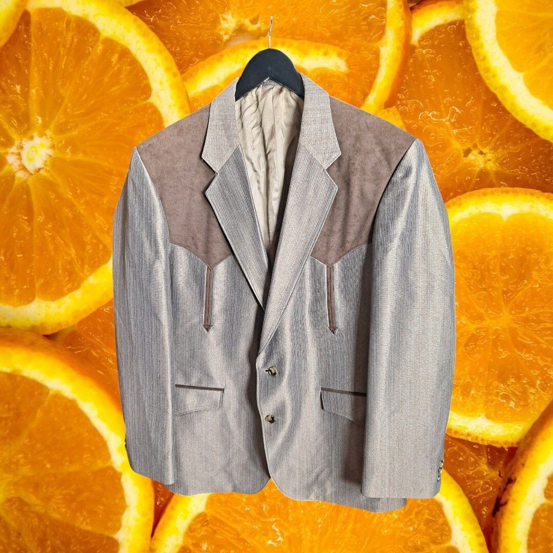 Other Circle S Western Blazer Sport Coat Cowboy Rodeo Style Jacket Size 44R - 2 Thumbnail