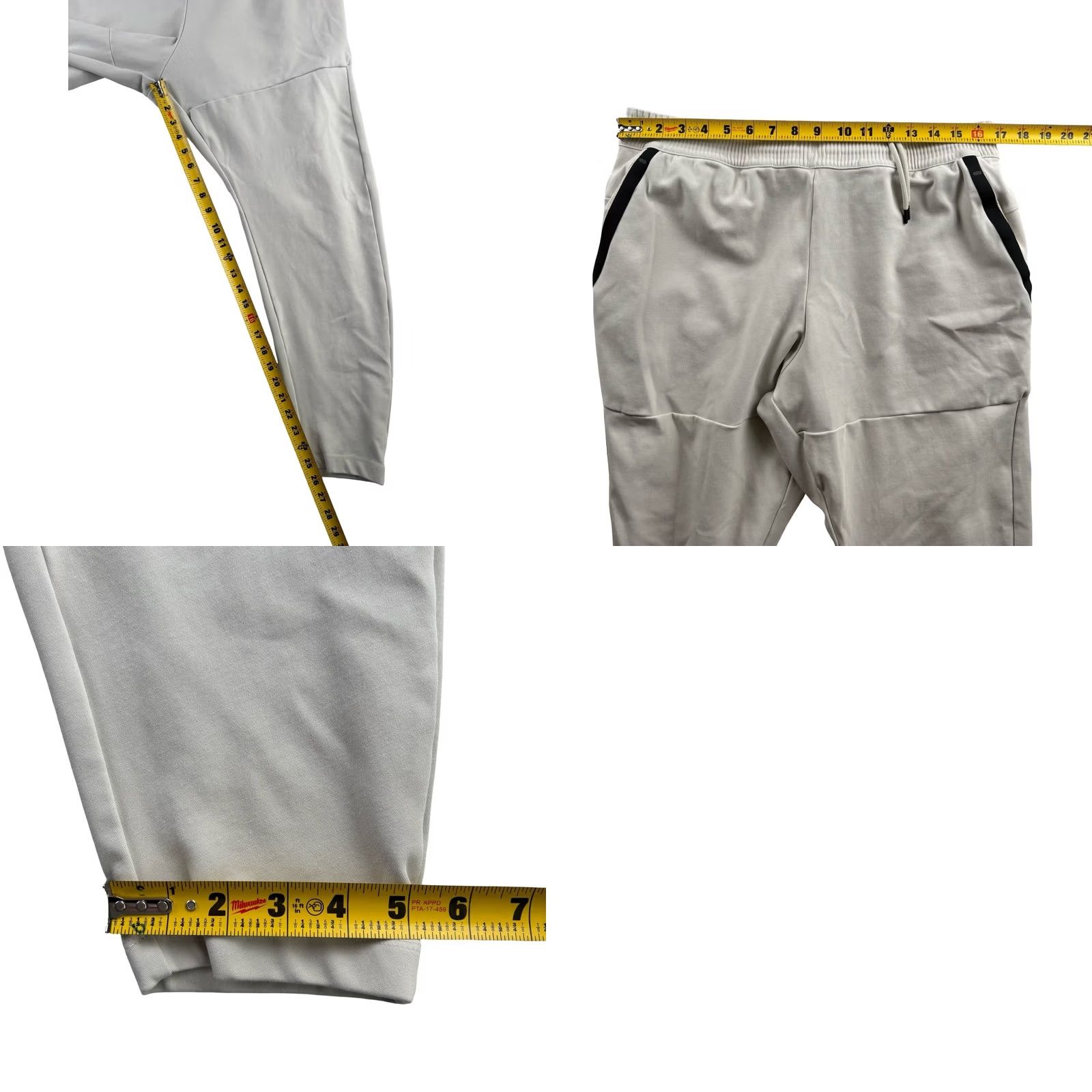 Nike Nike Tech Pack Men’s Jogger Pants XL Ivory Cotton Blend Stretch Logo Back AR1550-072 Classic Tapered Skim Inseam 26 Casual, Citywear, Sportwear Mens Size US 36 / EU 52 - 8 Thumbnail