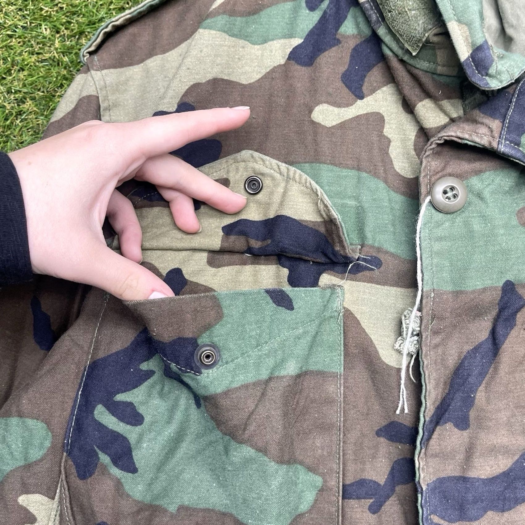Vintage VINTAGE US Army Jacket Mens Small Regular Woodland Camouflage 90s Military Jacket Mens Small Regular Woodland Camouflage 90s Size US S / EU 44-46 / 1 - 6 Thumbnail