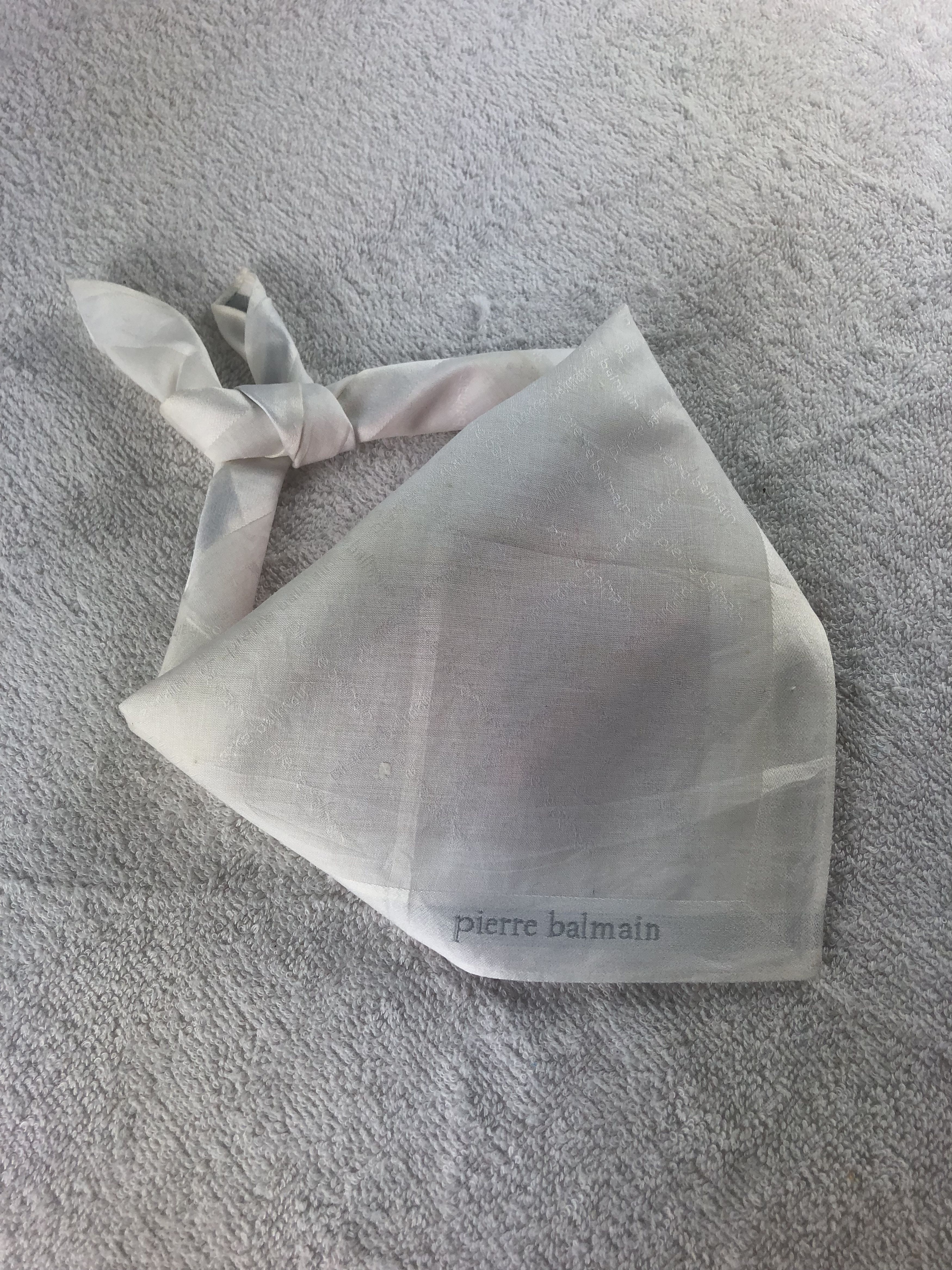 Pierre Balmain × Vintage Pierre Balmain Handkerchief / Bandana / Neckerchief Size ONE SIZE - 1 Thumbnail