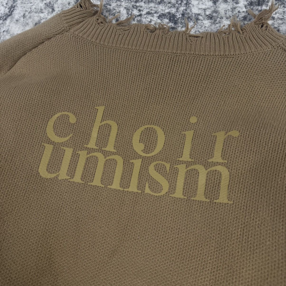 Japanese Brand Umamiism Heavy Knit Crewneck Back Logo Sweater Size US M / EU 48-50 / 2 - 6 Thumbnail