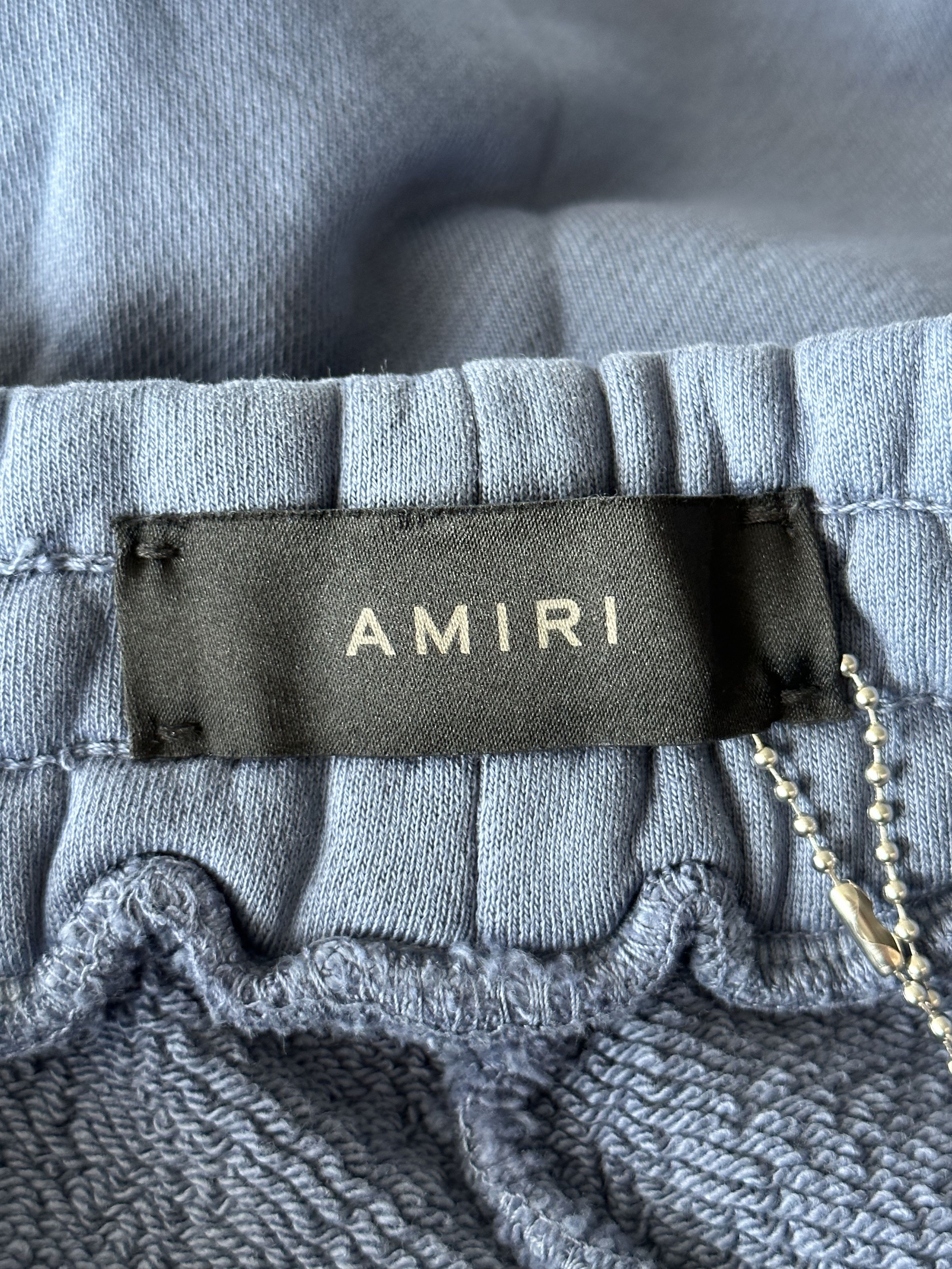 Amiri Amiri Blue & White 22 Logo Shorts Size US 38 / EU 54 - 4 Thumbnail