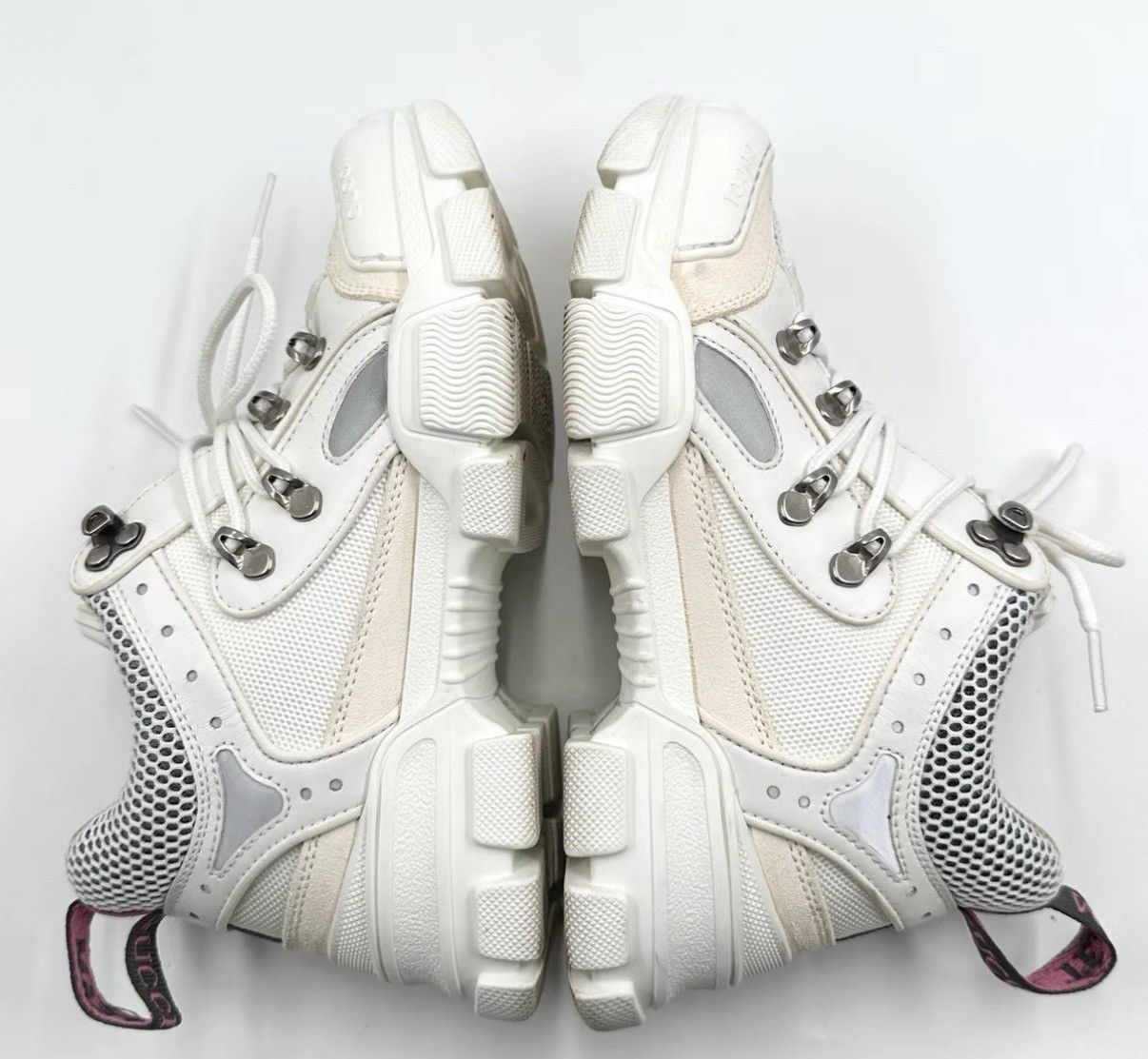 Gucci Gucci/White Hiking Dad Sneakers K12 Size US 5.5 / IT 35.5 - 9 Thumbnail
