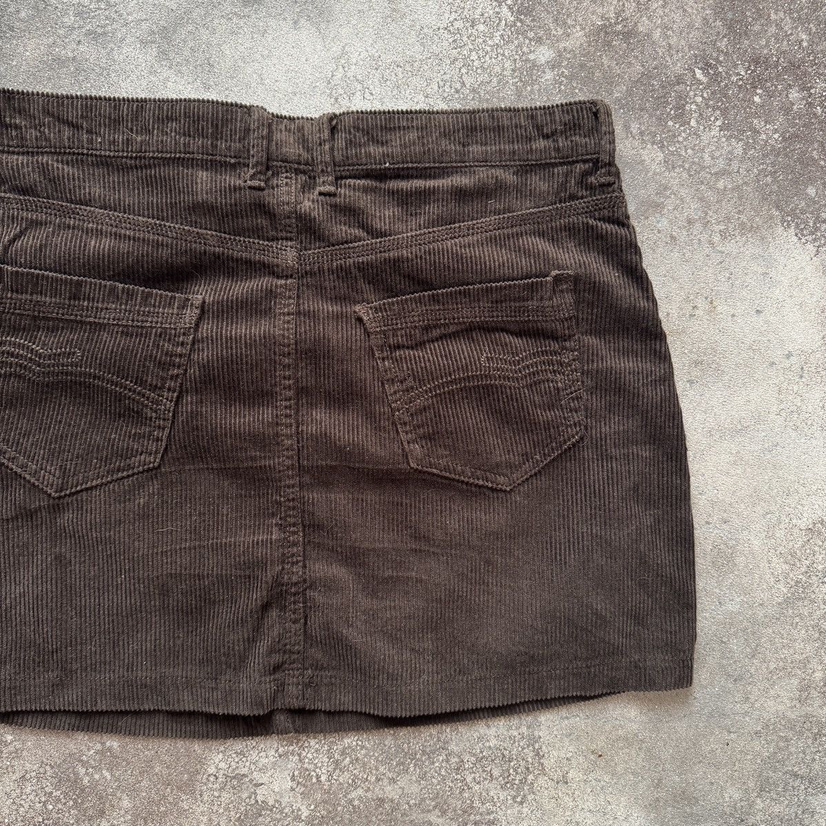 Hysteric Glamour Amazing 2000’s Aesthetic Vintage Y2K Corduroy Mini Skirt Size 27" / US 4 / IT 40 - 7 Thumbnail