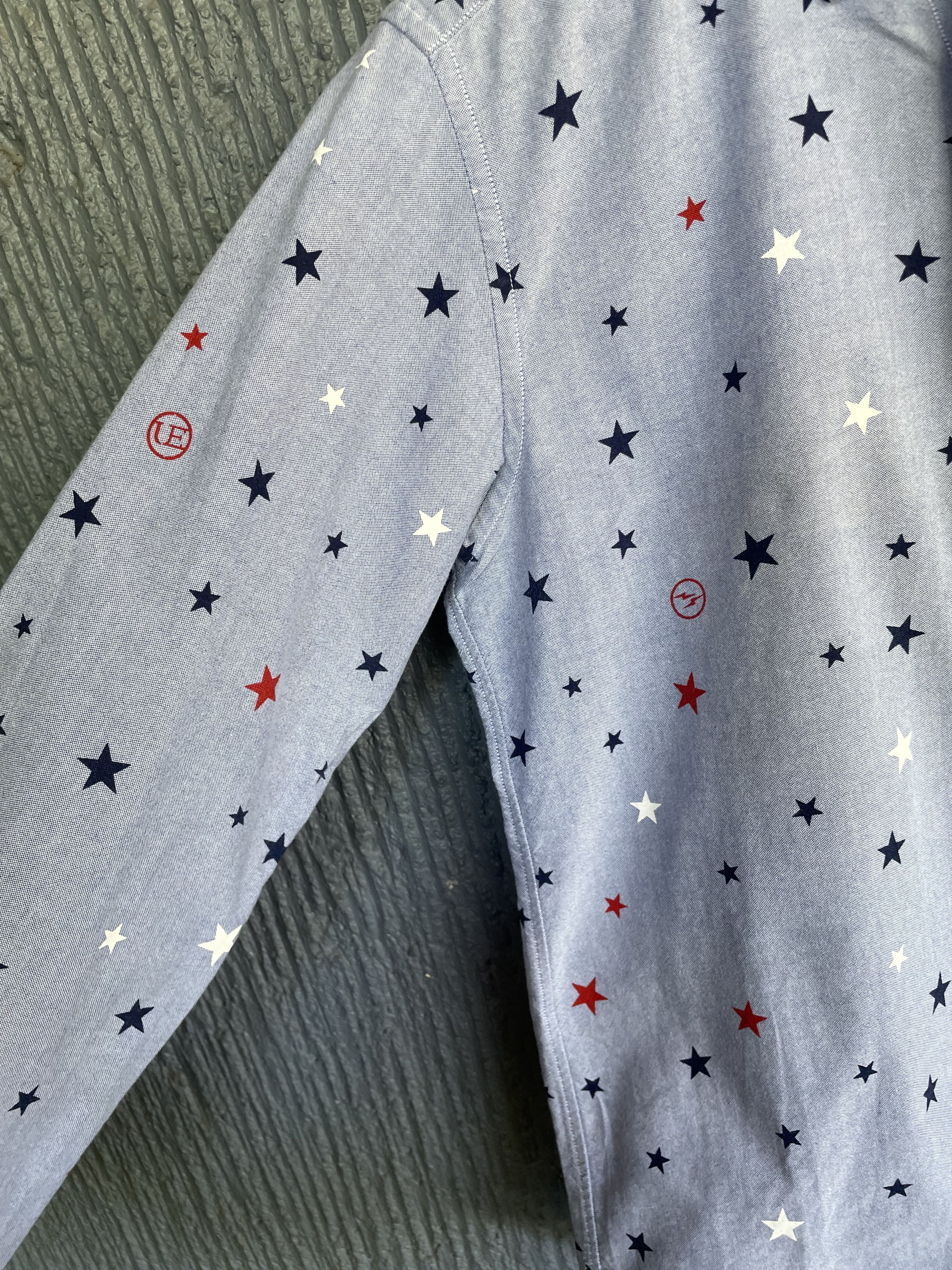 uniform experiment UE x Fragment Design Monogram Button Up LS Size US M / EU 48-50 / 2 - 4 Thumbnail