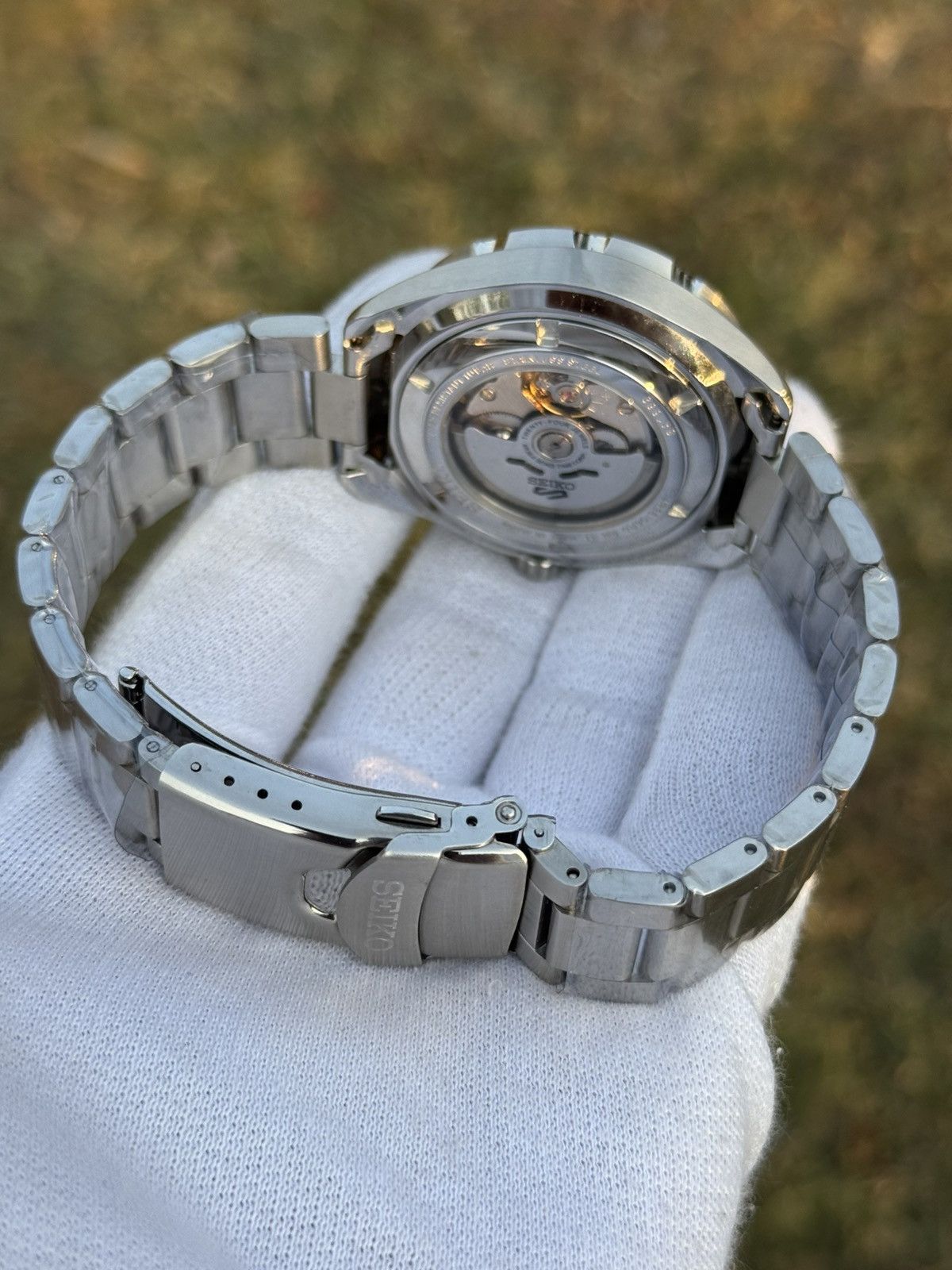 Seiko Seiko 5 Sports MOD – Green Diver Bezel– Automatic men watch Size 38 - 23 Thumbnail