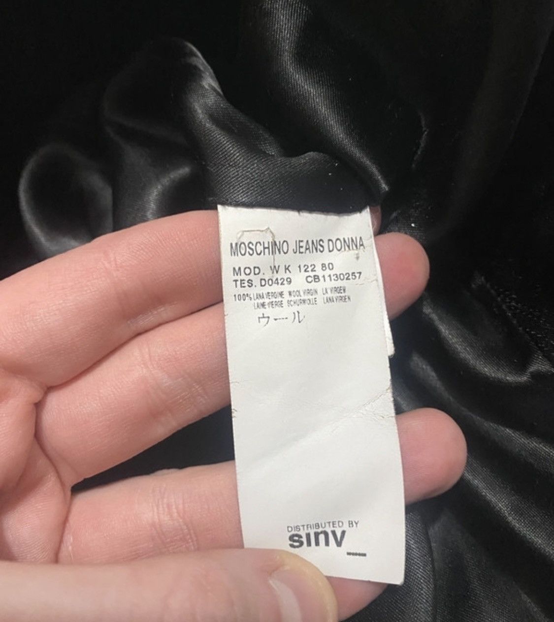 Moschino Moschino jeans Luxury Vintage coat wool formal like dress Size S / US 4 / IT 40 - 3 Thumbnail