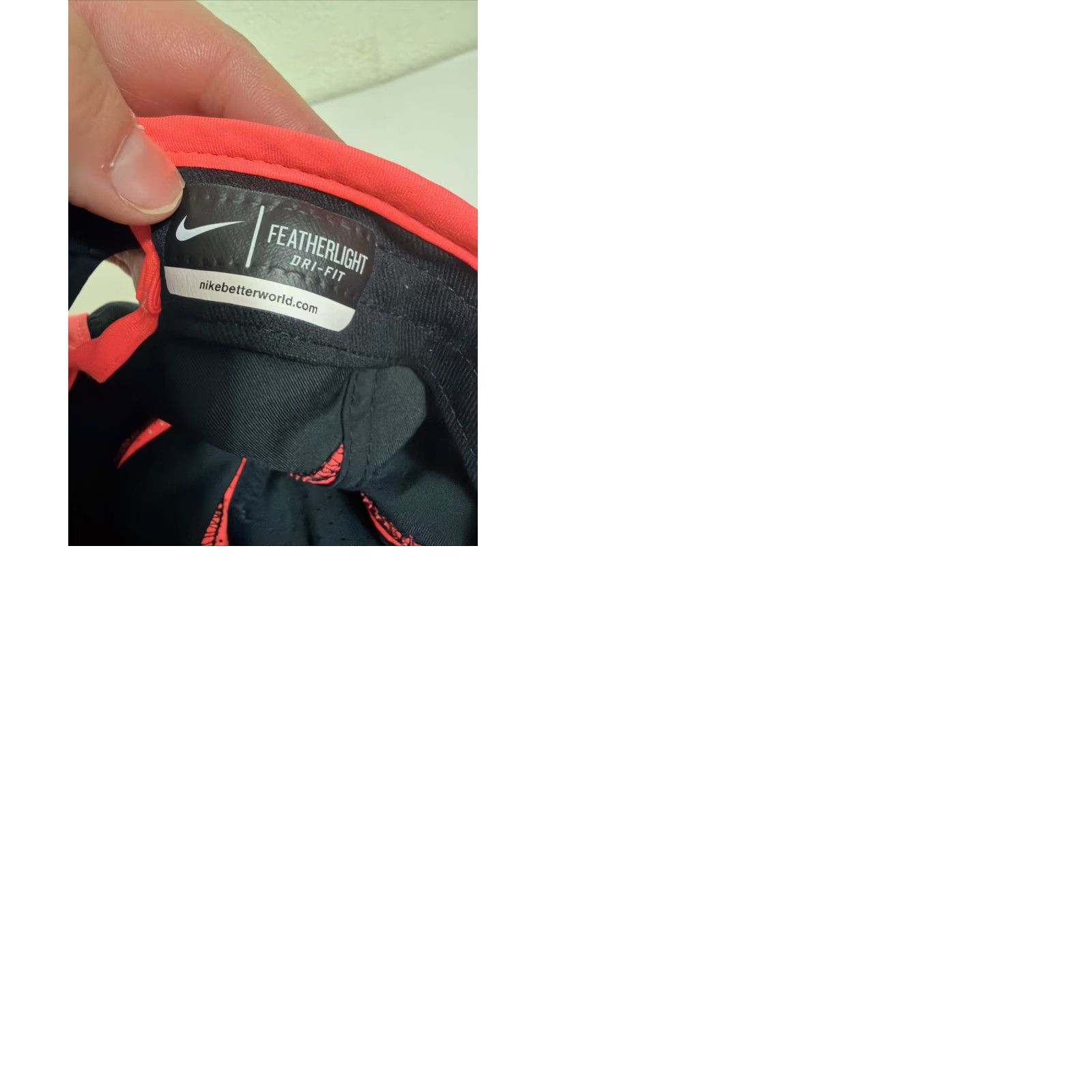 Nike VINTAGE Nike Featherlight DriFit Women’s Strapback Running Hat Black Hot Pink Hook Loop Size ONE SIZE - 10 Thumbnail