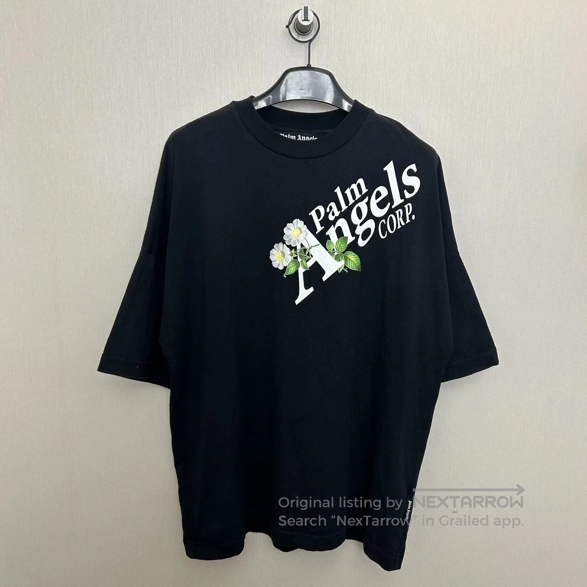 Palm Angels palm angels floral logo short sleeve t. Size US M / EU 48-50 / 2 - 1 Thumbnail