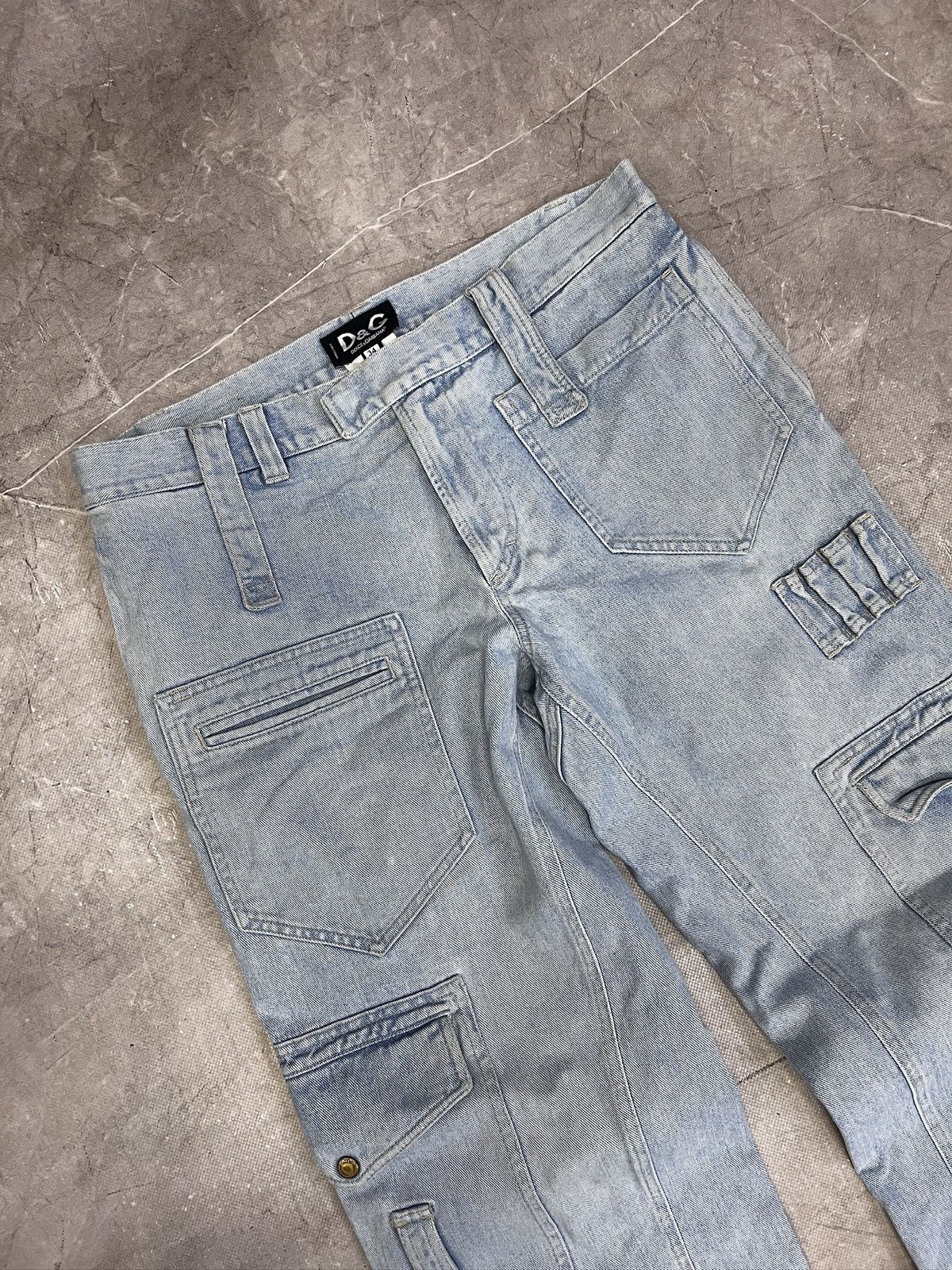 Dolce & Gabbana Dolce Gabbana archive FW08 streetwear cargo jeans y2k Size US 34 / EU 50 - 6 Thumbnail